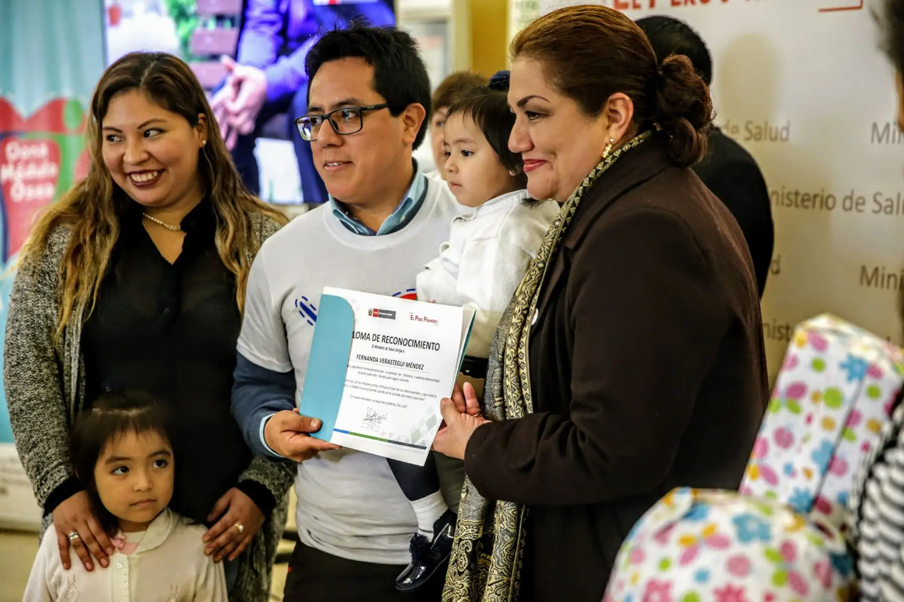 MINSA reconoce a niños transplantados en su sede central. Foto: ANDINA/Luis Iparraguirre