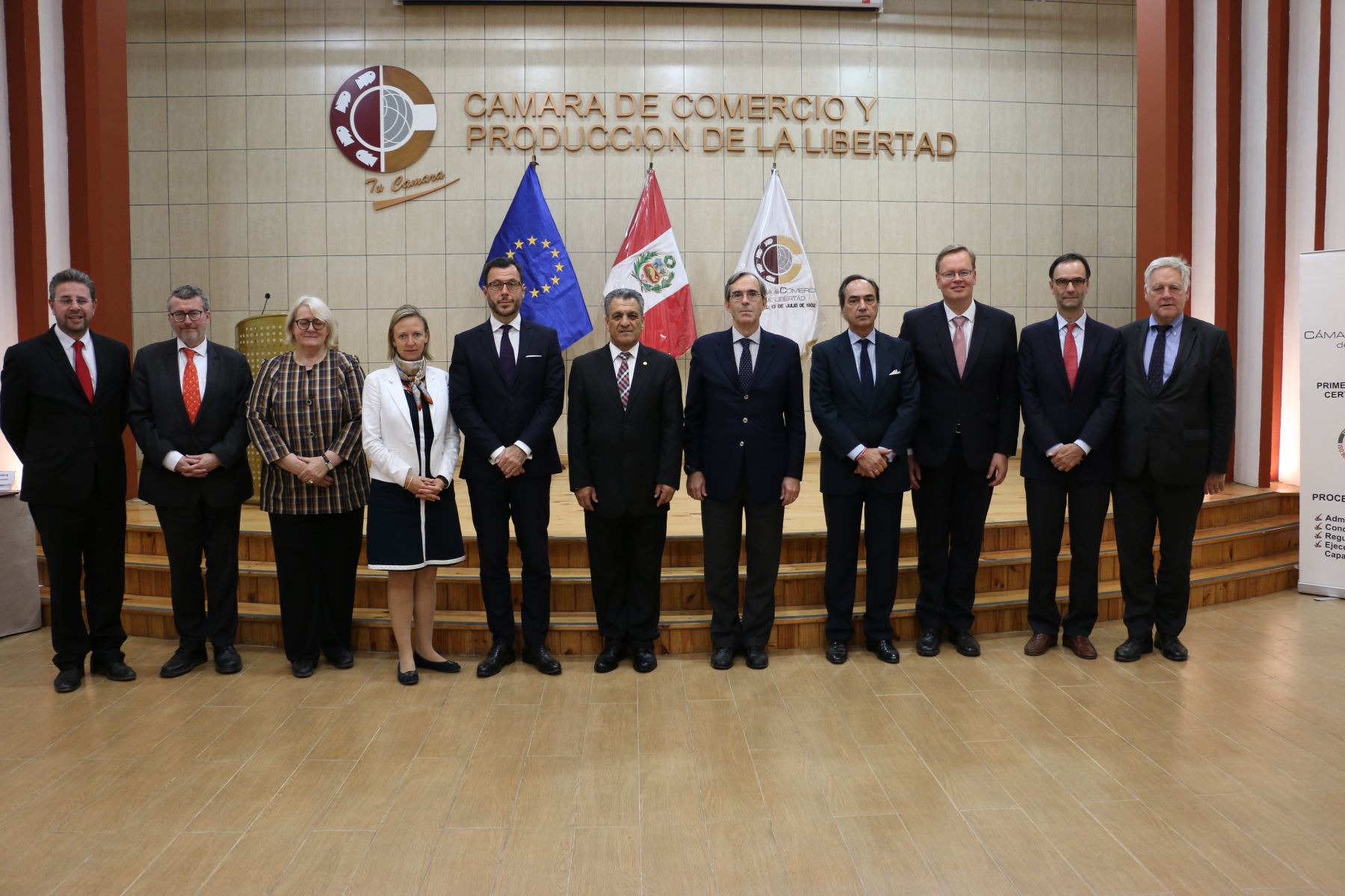 Embajadores de la Unión Europea cumplieron una visita protocolar en Trujillo, La Libertad. ANDINA