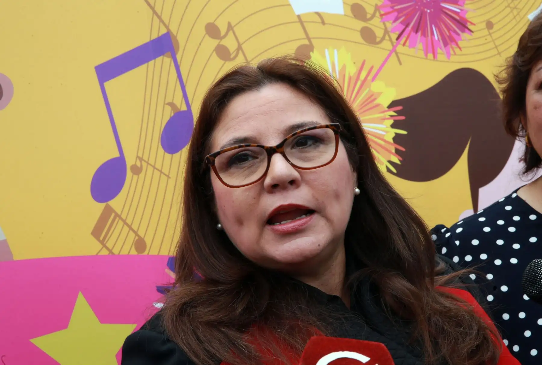 La ministra de la Mujer, Ana maría Mendieta en la final del Xl concierto por las niñas y niños del Perú .Foto: ANDINA/Norman Córdova