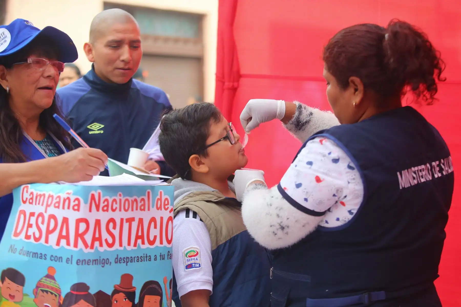 Presidente Martín Vizcarra, participò en campaña "Domingo Familiar de la Salud", con el fin de reducir la anemia y llegar a la meta del 19% en el Bicentenario.Foto: ANDINA/Prensa Presidencia