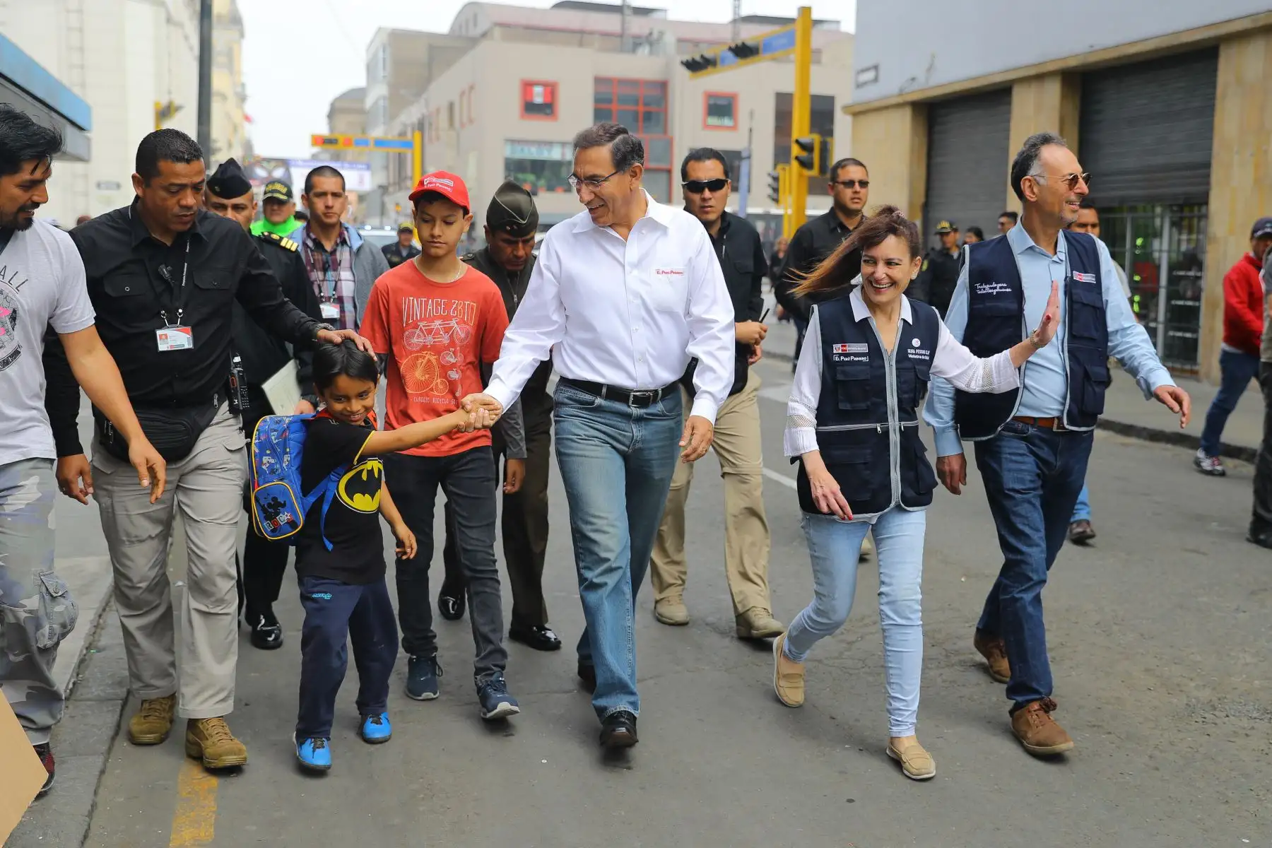 Presidente Martín Vizcarra, participò en campaña "Domingo Familiar de la Salud", con el fin de reducir la anemia y llegar a la meta del 19% en el Bicentenario.Foto: ANDINA/Prensa Presidencia