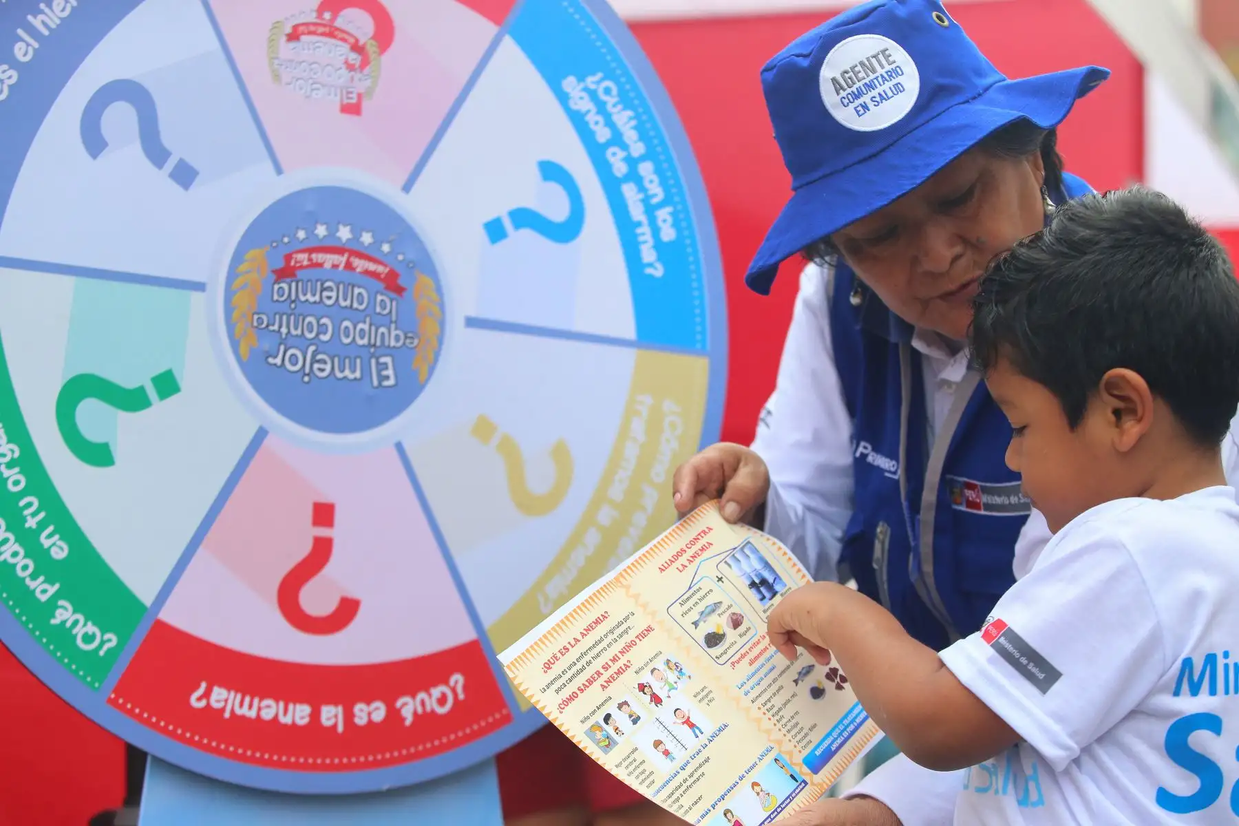 Presidente Martín Vizcarra, participò en campaña "Domingo Familiar de la Salud", con el fin de reducir la anemia y llegar a la meta del 19% en el Bicentenario.Foto: ANDINA/Prensa Presidencia