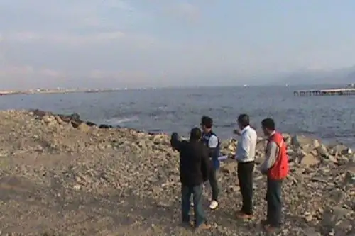 Gobierno Regional de Áncash ejecuta obra “Mejoramiento y ampliación de los servicios de protección costera contra inundaciones y erosiones marinas en el pueblo joven Miramar Bajo”.