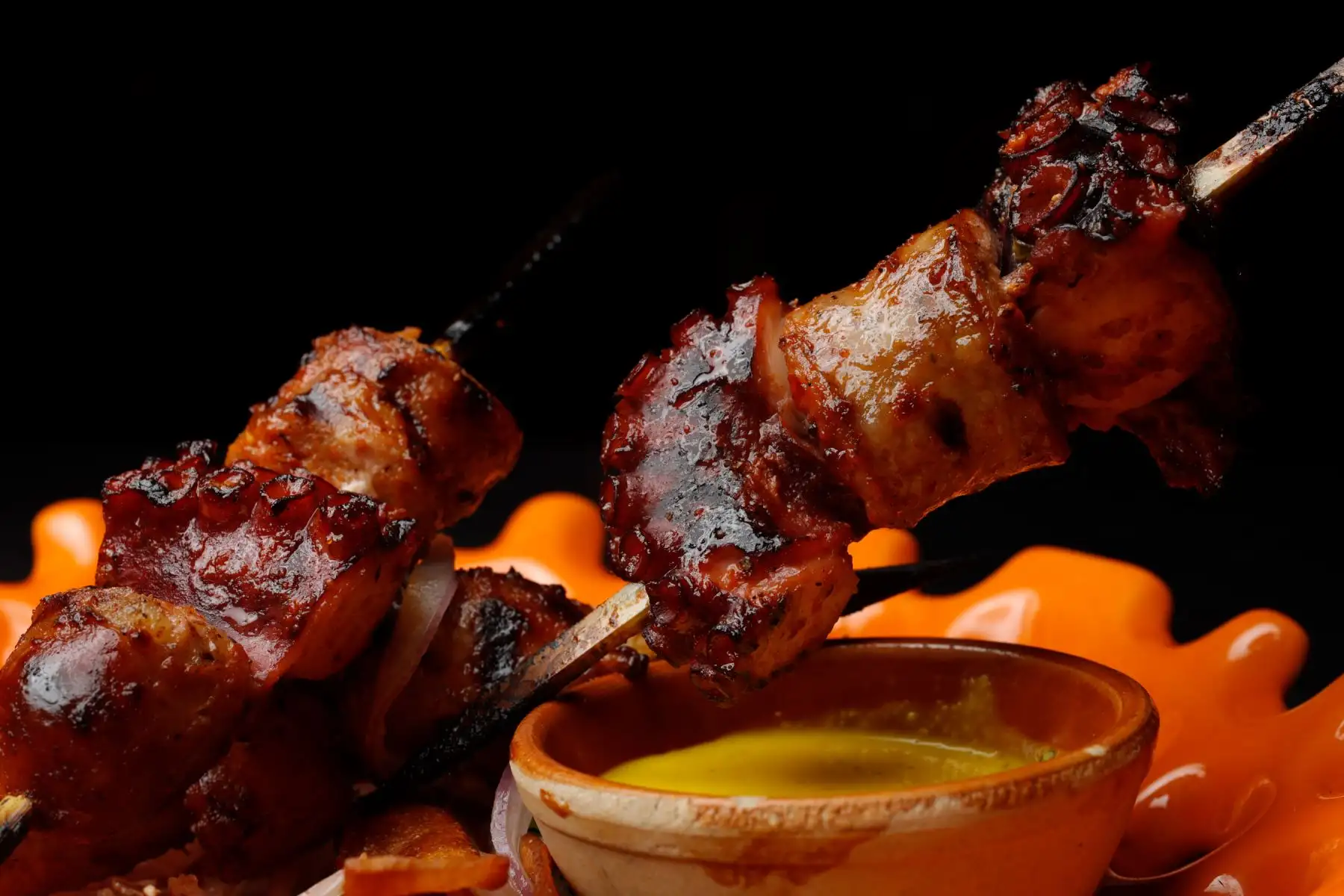 El restaurante Colca, se sirven los ricos anticuchos y lo mejor de la gastronomía peruana.  Foto: ANDINA/Sonia Millones