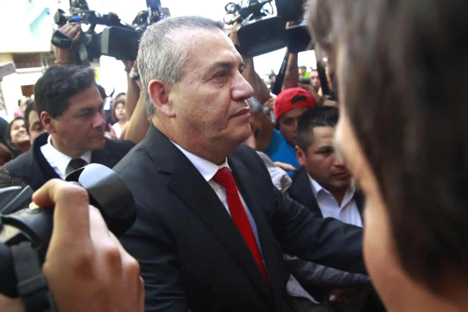 Llegada de Daniel Urresti Elera a la Sala Penal Nacional, por el caso del asesinato del periodista Hugo Bustíos. Foto: ANDINA/Eddy Ramos