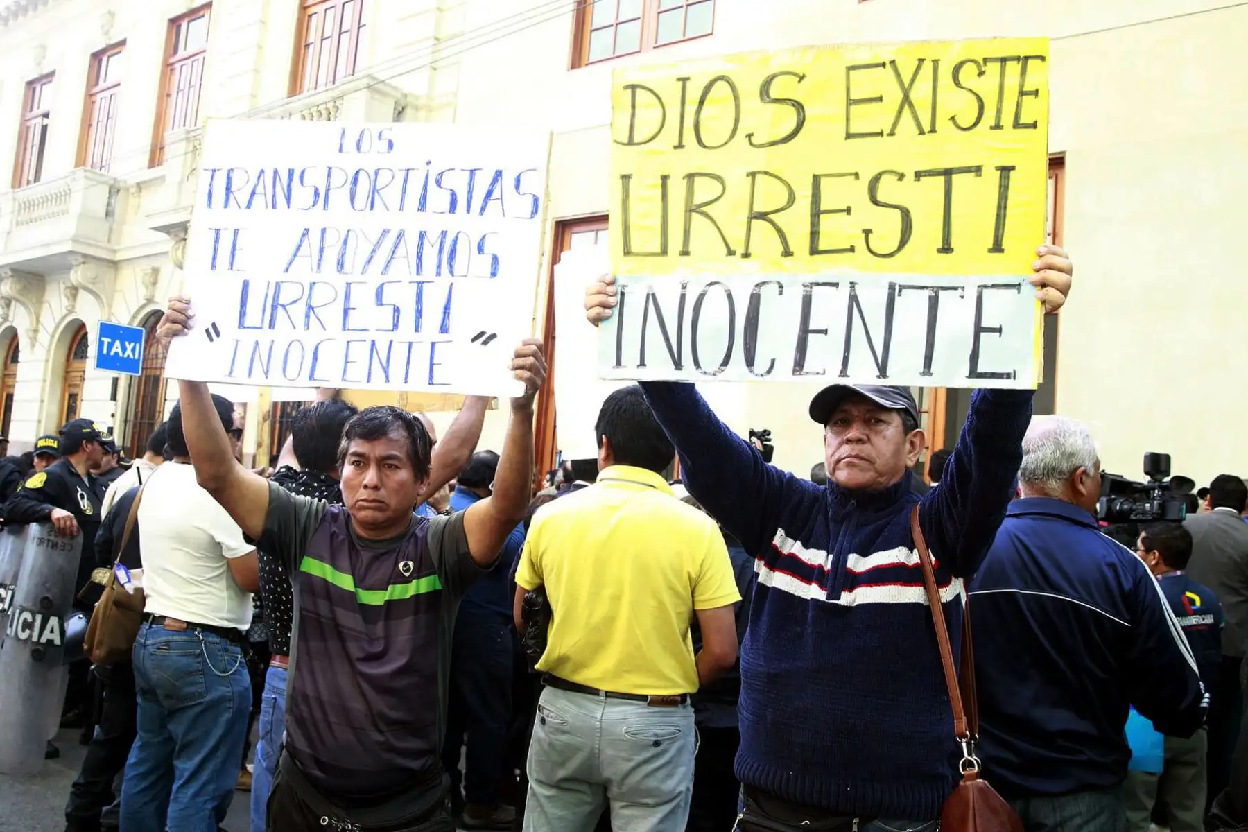 Llegada de Daniel Urresti Elera a la Sala Penal Nacional, por el caso del asesinato del periodista Hugo Bustíos. Foto: ANDINA/Eddy Ramos