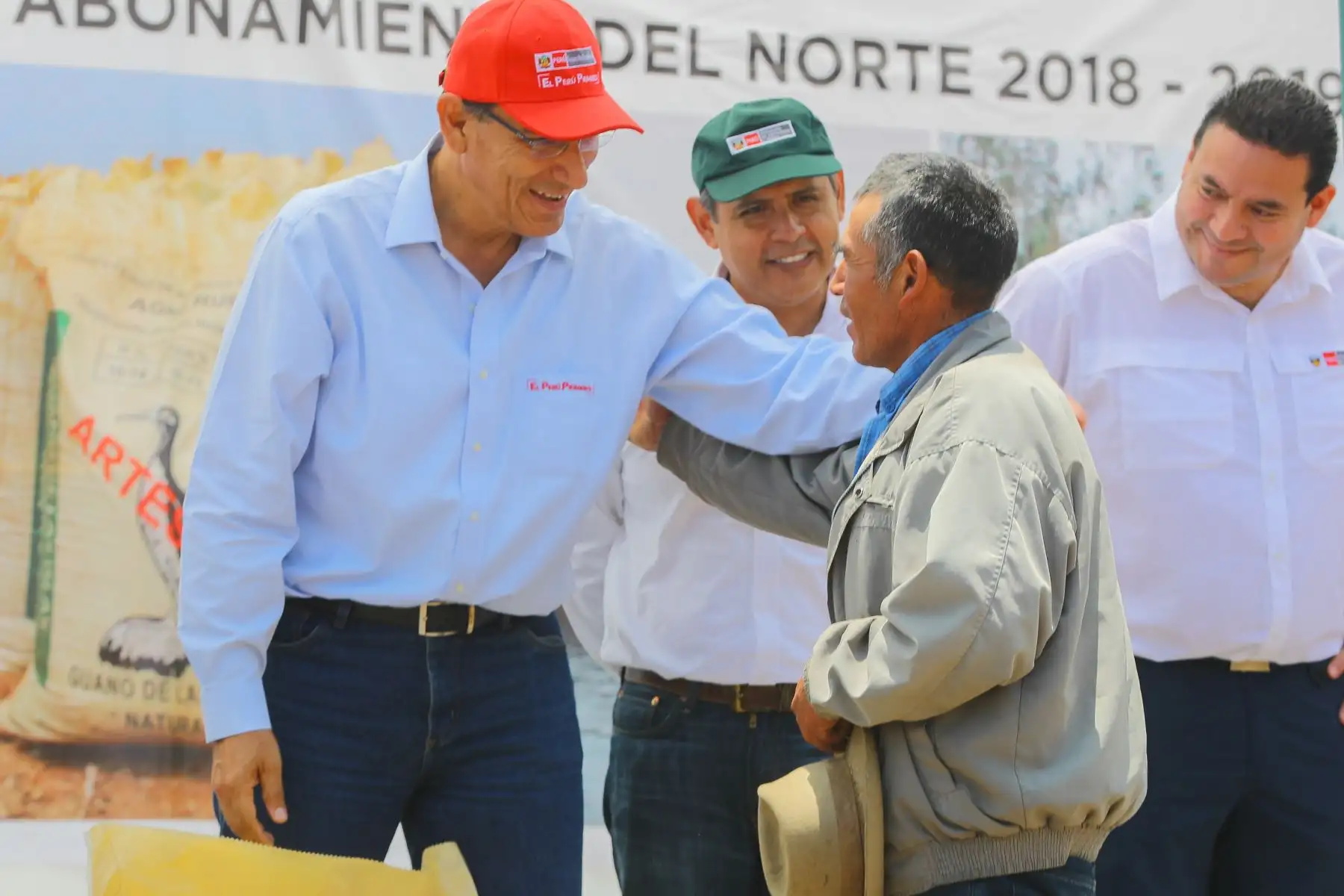 Presidente Martín Vizcarra participò en  apertura de la Campaña de Abonamiento del Norte 2018 – 2019, en el distrito de Salaverry – Trujillo.Foto: ANDINA/Prensa Presidencia