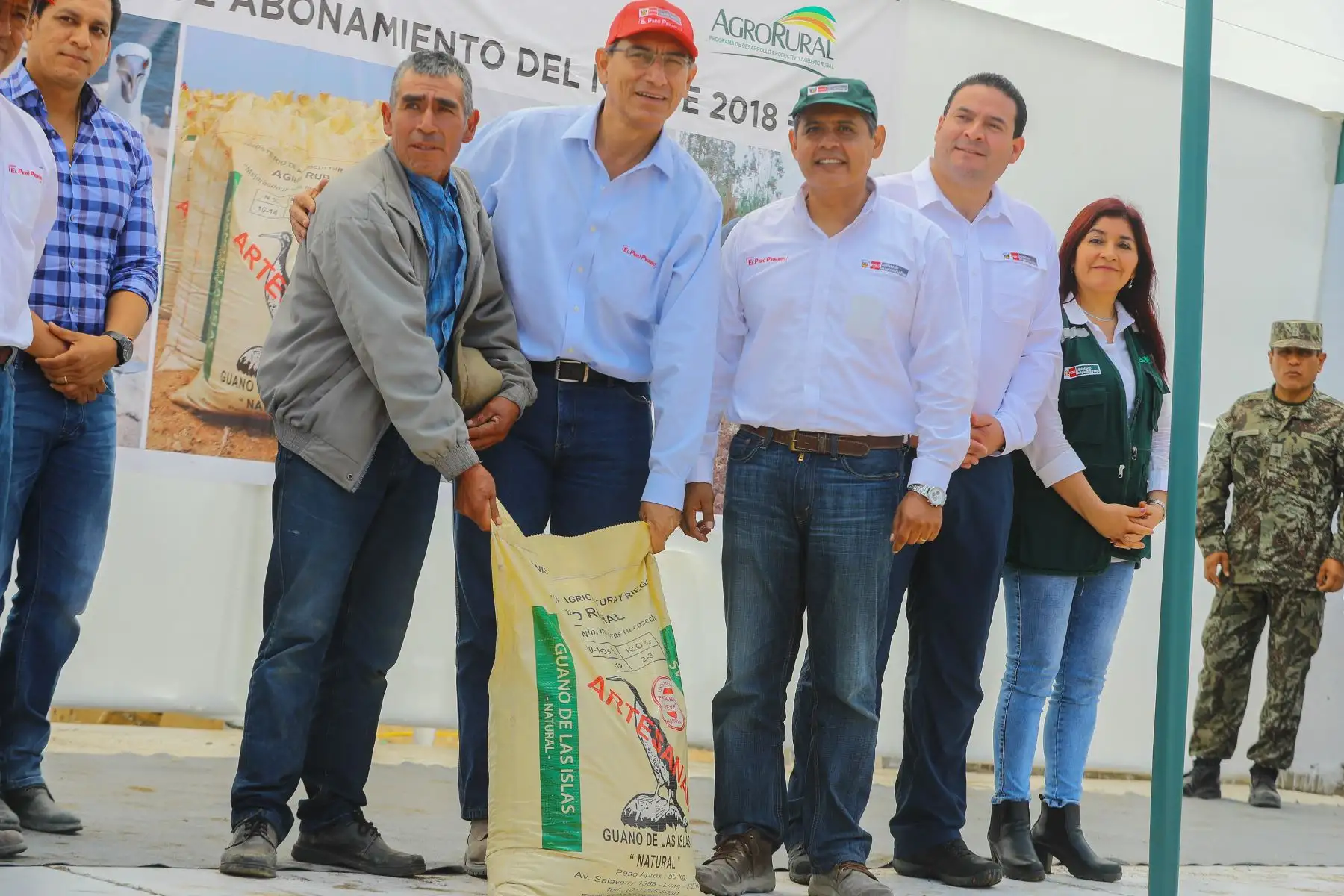 Presidente Martín Vizcarra participò en  apertura de la Campaña de Abonamiento del Norte 2018 – 2019, en el distrito de Salaverry – Trujillo.Foto: ANDINA/Prensa Presidencia