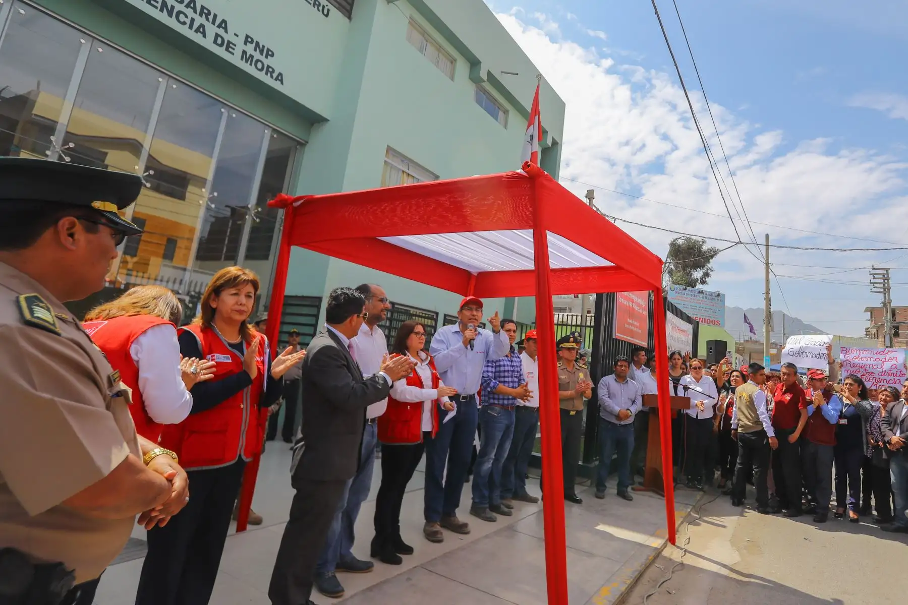 Presidente Martín Vizcarra inaugurò Centro de Emergencia Mujer en Trujillo. Foto:ANDINA/Prensa Presidencia