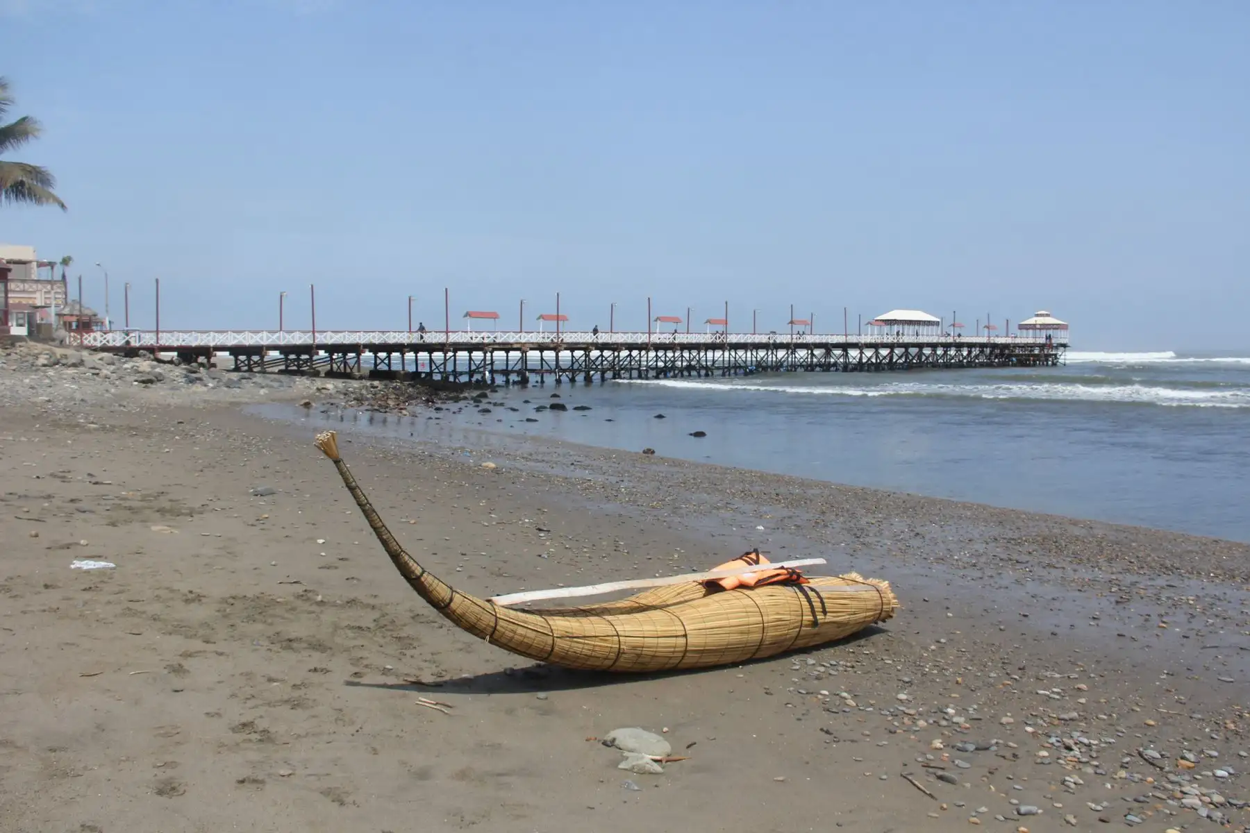 Playa de Huanchaco, en la provincia de Trujillo, región La Libertad. ANDINA/Difusión