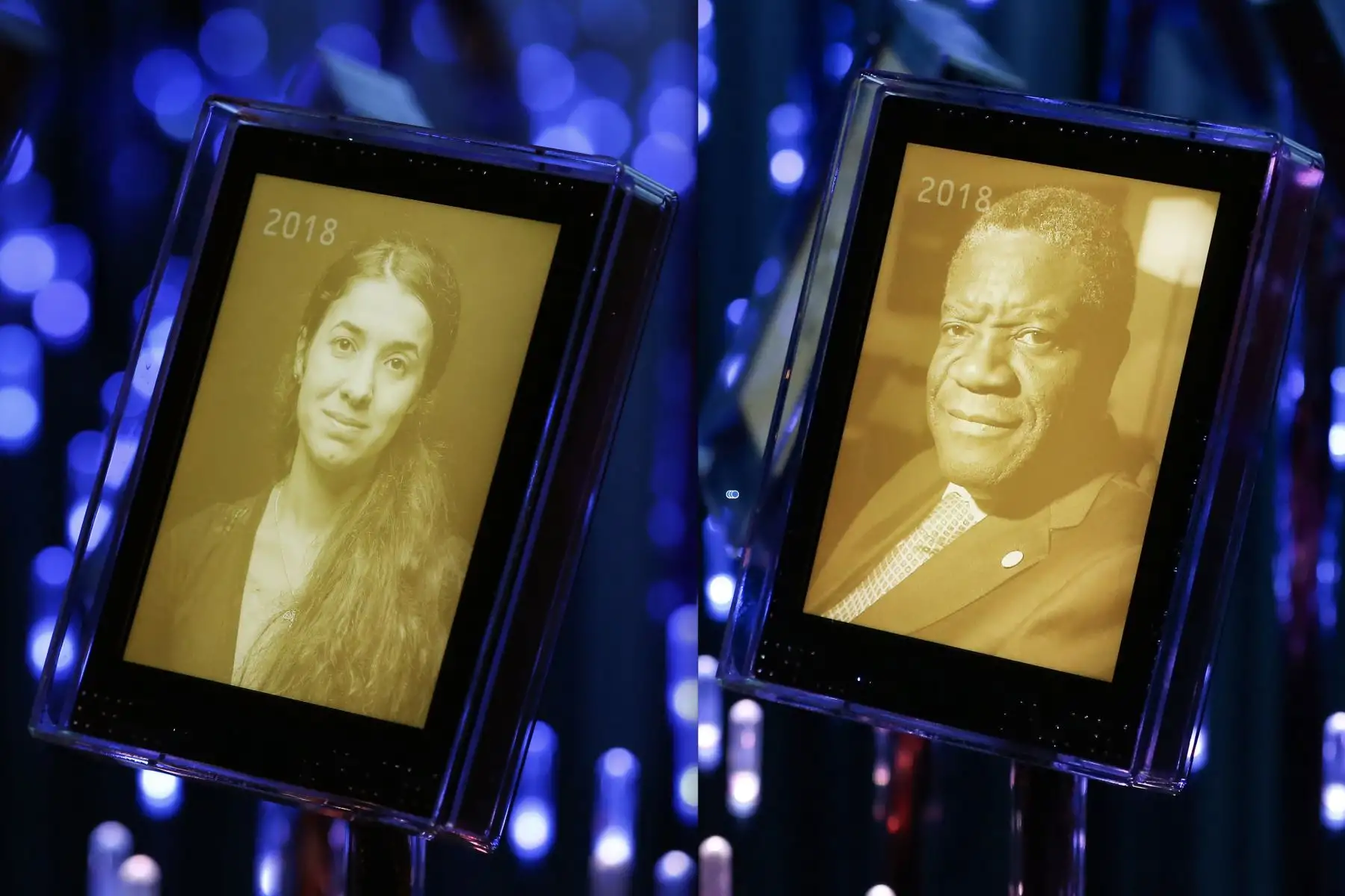 Nadia Murad y Denis Mukwege ganaron el Nobel de la Paz por sus esfuerzos para terminar con el uso de la violencia sexual como arma de guerra. EFE
