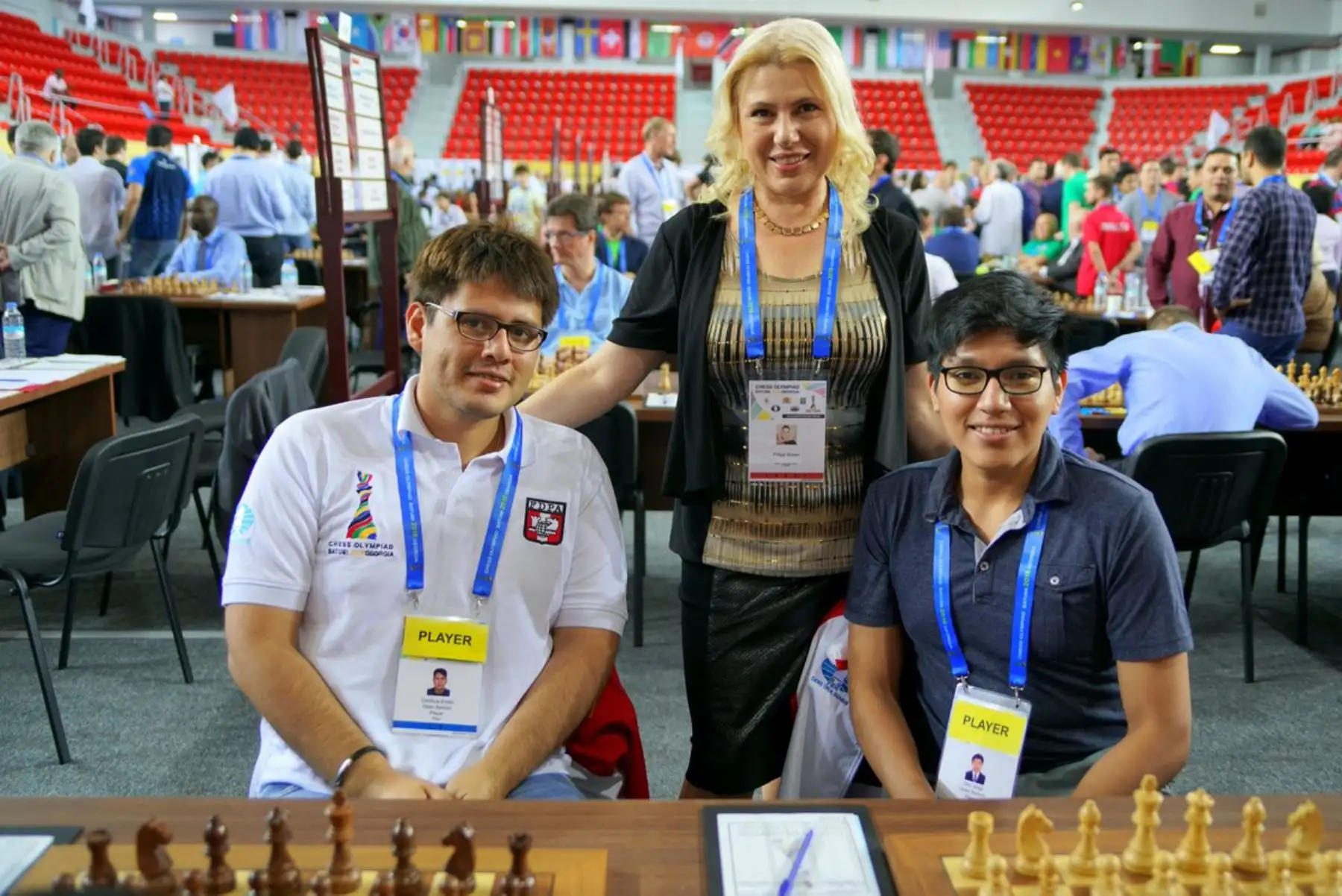 Jorge Cori ganó la medalla de oro en la Olimpiada Mundial de Ajedrez, realizada en Badumi, Georgia. El peruano obtuvo 6 victorias, 1 empate y 0 derrotas, teniendo una campaña excelente. Foto:@SusanPolgar