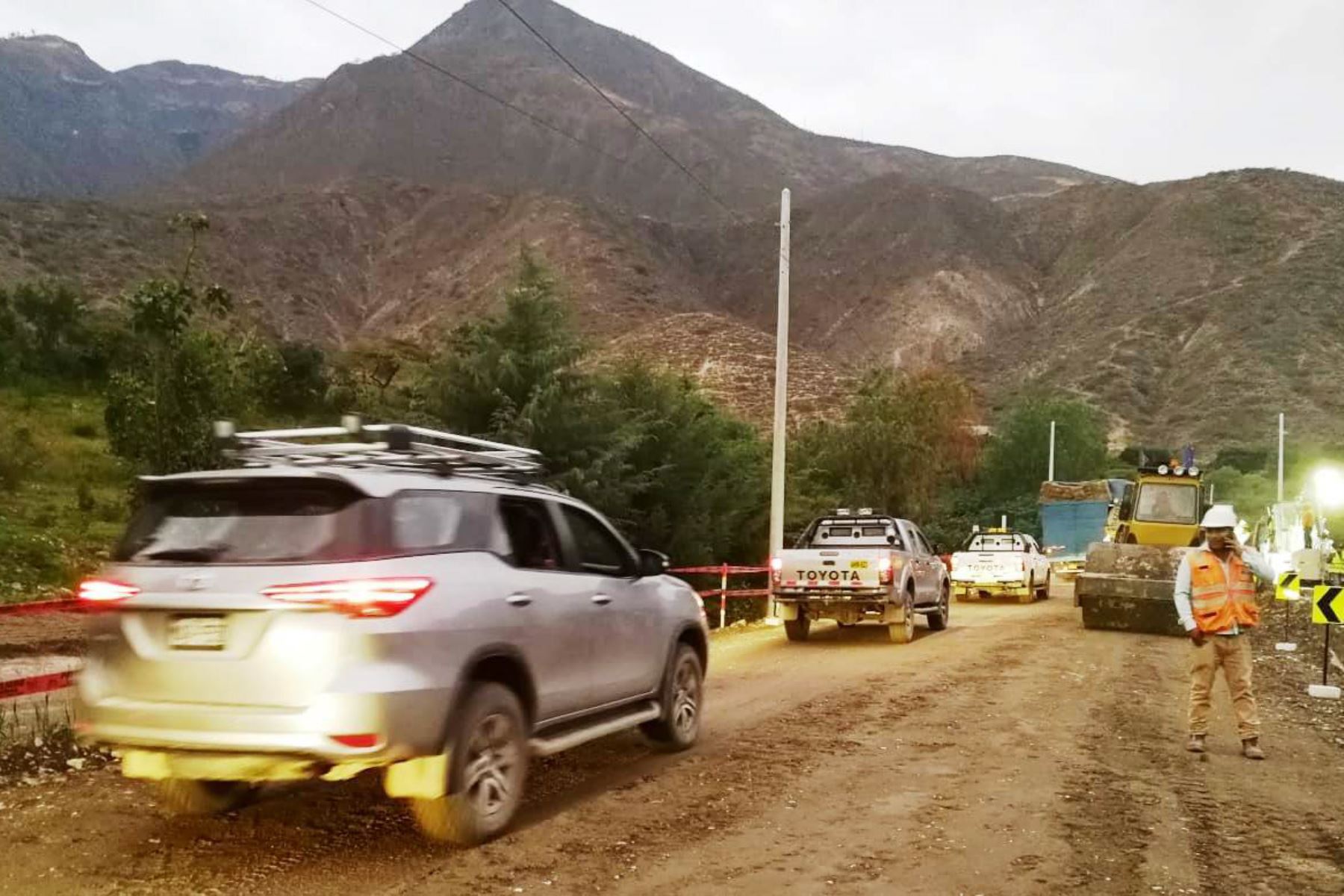 Se restablece el tránsito en la carretera Cajamarca-Ciudad de Dios. ANDINA