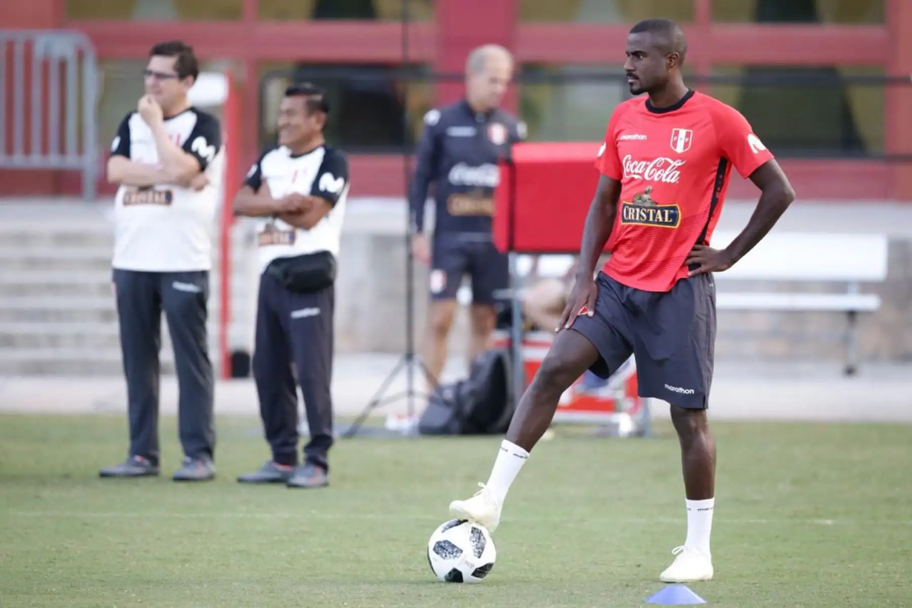 Entrenamiento de la selección peruana de futbol.Foto: ANDINA/FPF