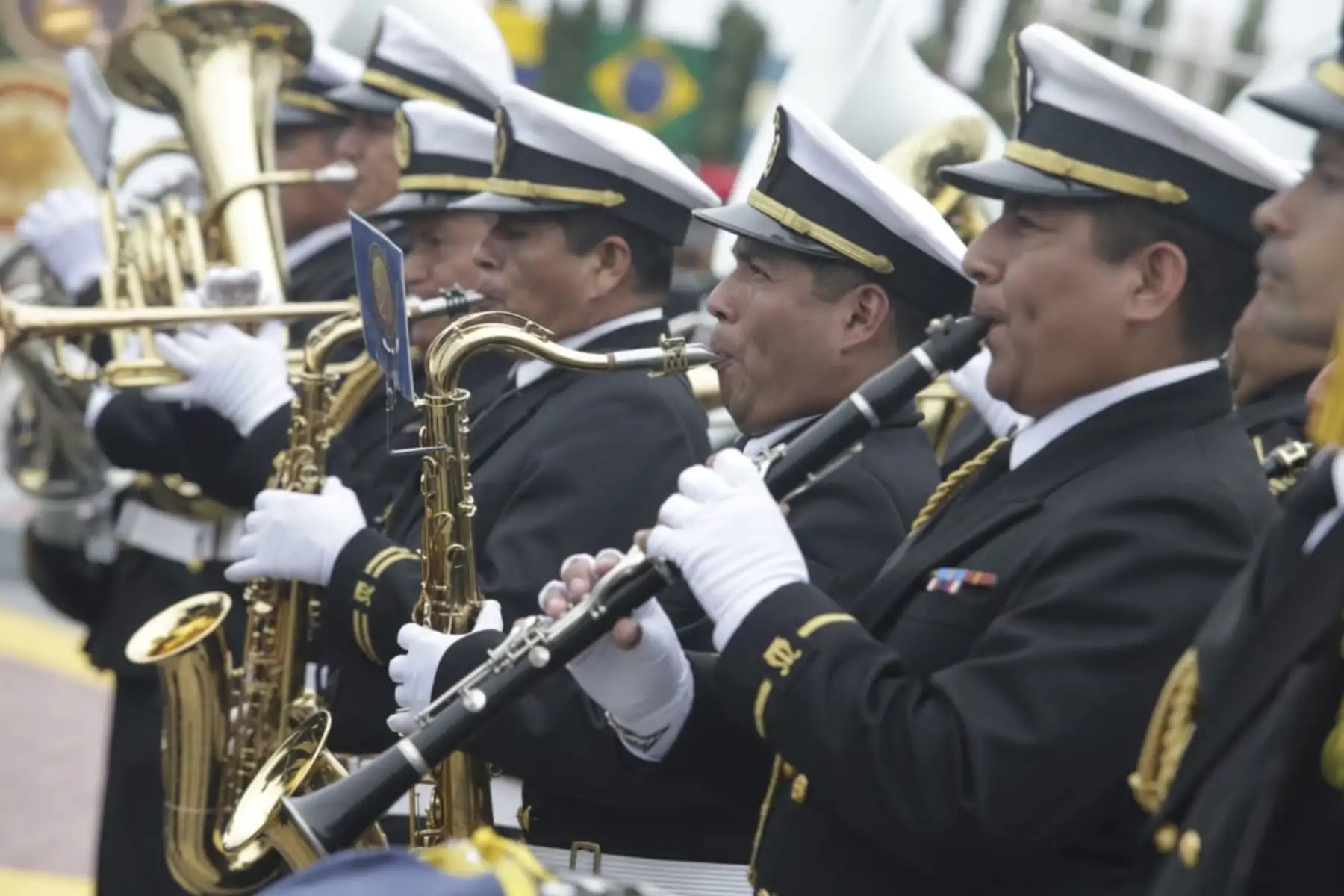 El presidente de la República, Martin Vizcarra, participa en la ceremonia por el 197.º aniversario de la Marina de Guerra del Perú y el 139.º aniversario del Combate de Angamos. Foto: ANDINA/Prensa Presidencia