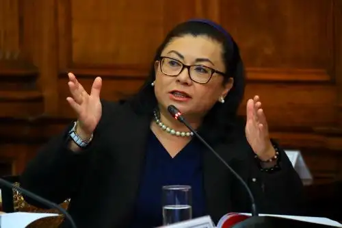 Viceministra de Comunicaciones, Virginia Nakagawa.