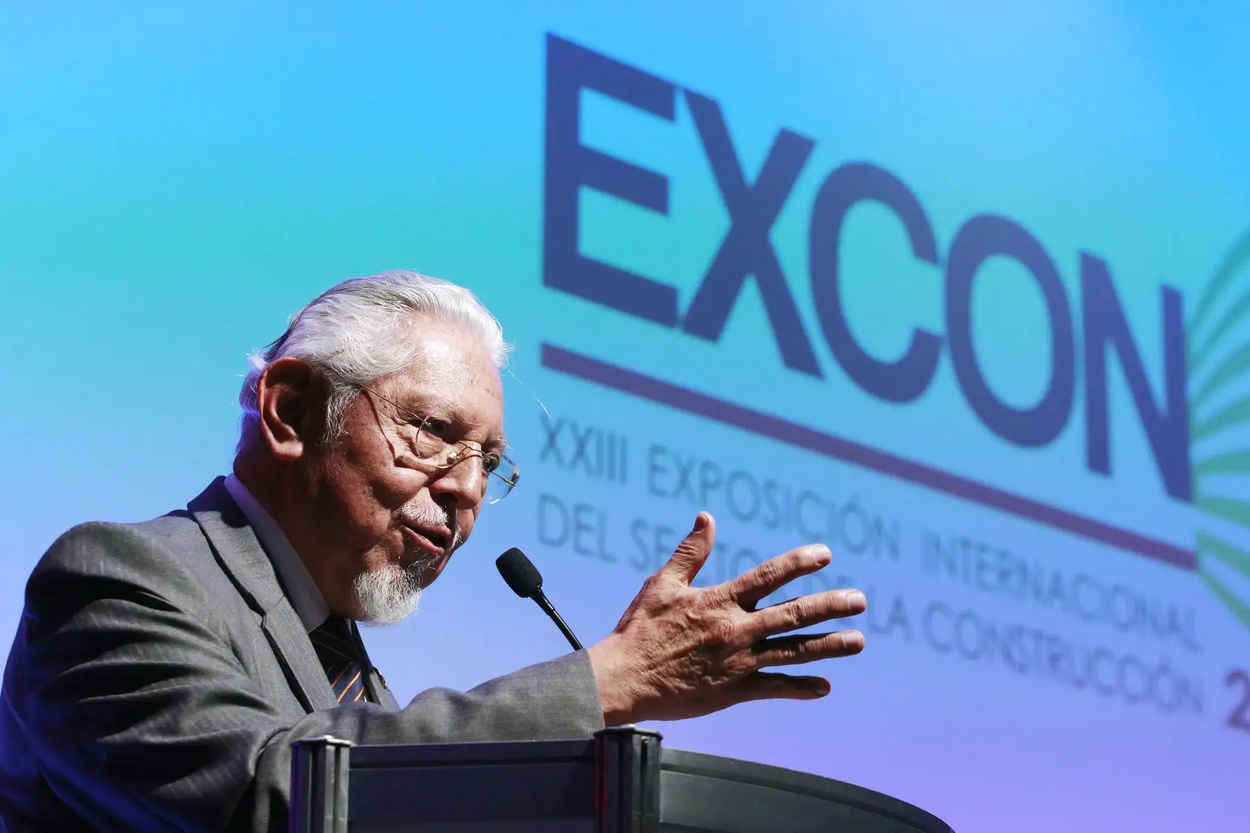 Ministro de Vivienda, Construcción y Saneamiento, Javier Piqué del Pozo inauguró la XXIII Exposición Internacional del Sector de la Construcción 2018. Foto: ANDINA/Eddy Ramos
