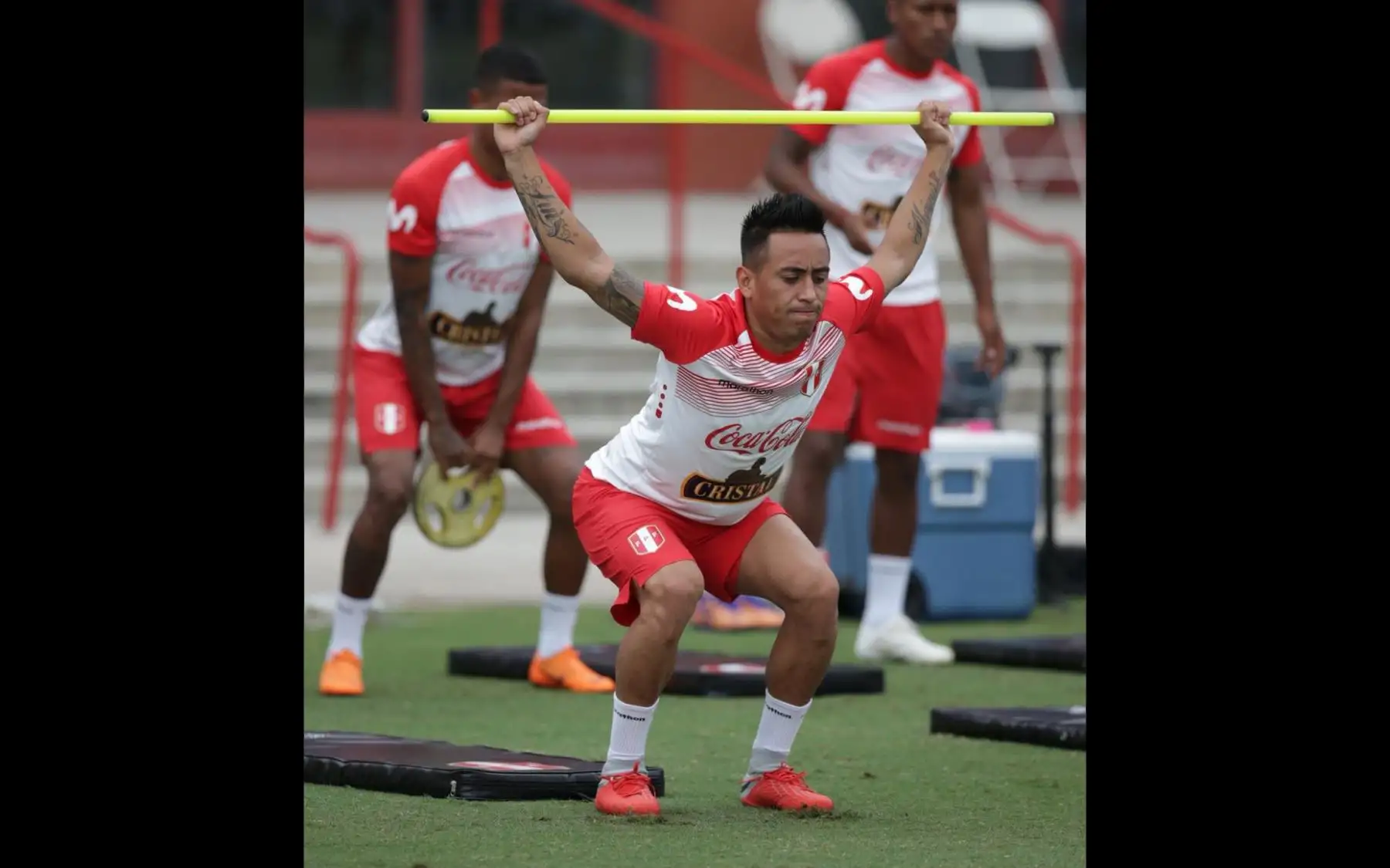 Entrenamientos de la selección peruana de fútbol en 
 Miami-Estados Unidos:Foto: ANDINA/FPF