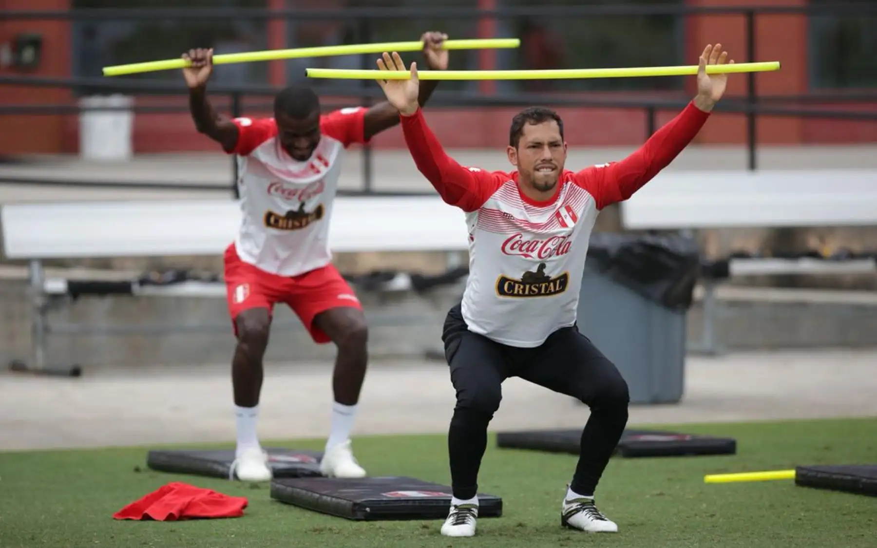 Entrenamientos de la selección peruana de fútbol en 
 Miami-Estados Unidos:Foto: ANDINA/FPF