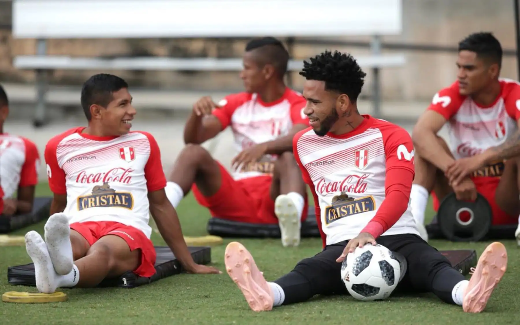 Entrenamientos de la selección peruana de fútbol en 
 Miami-Estados Unidos:Foto: ANDINA/FPF