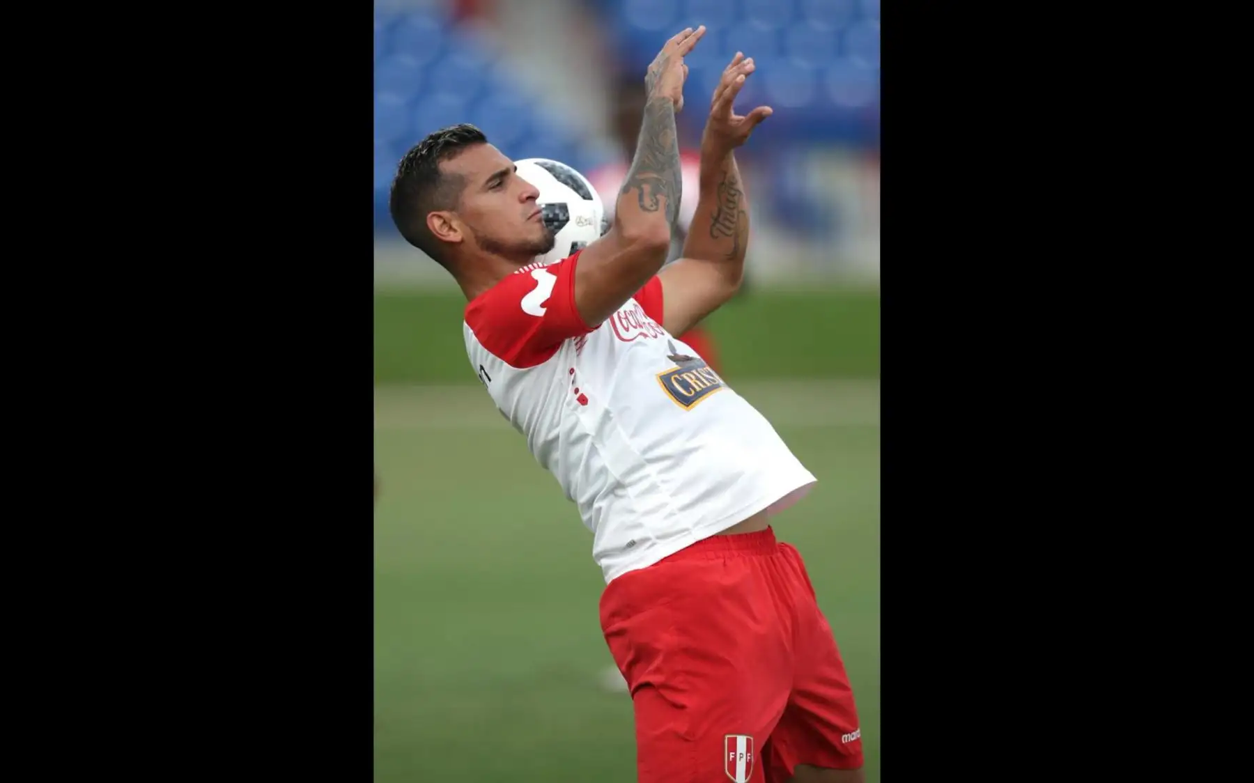 El jugador Miguel Trauco entrena con la selección peruana de fútbol en 
 Miami-Estados Unidos:Foto: ANDINA/FPF