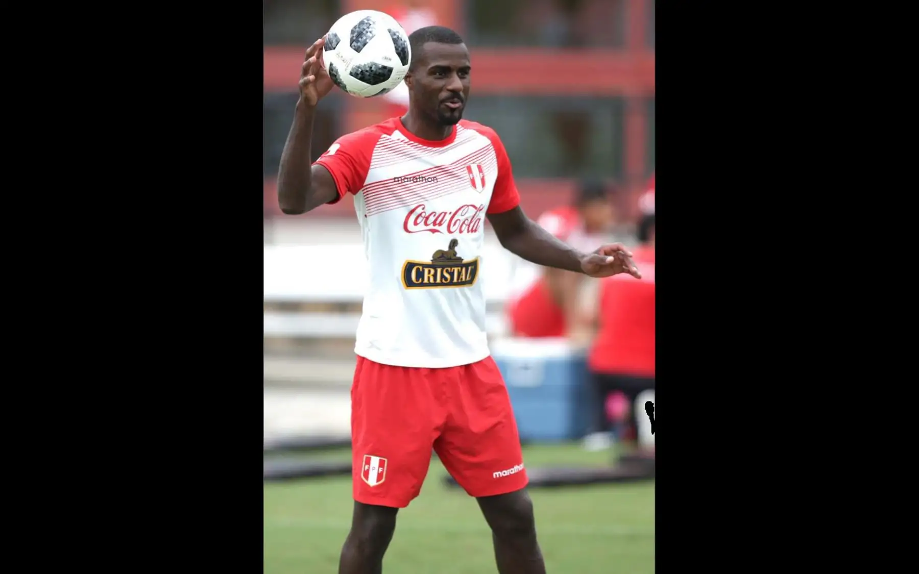El defensa Christian Ramos, entrena con la selección peruana de fútbol en 
 Miami-Estados Unidos:Foto: ANDINA/FPF