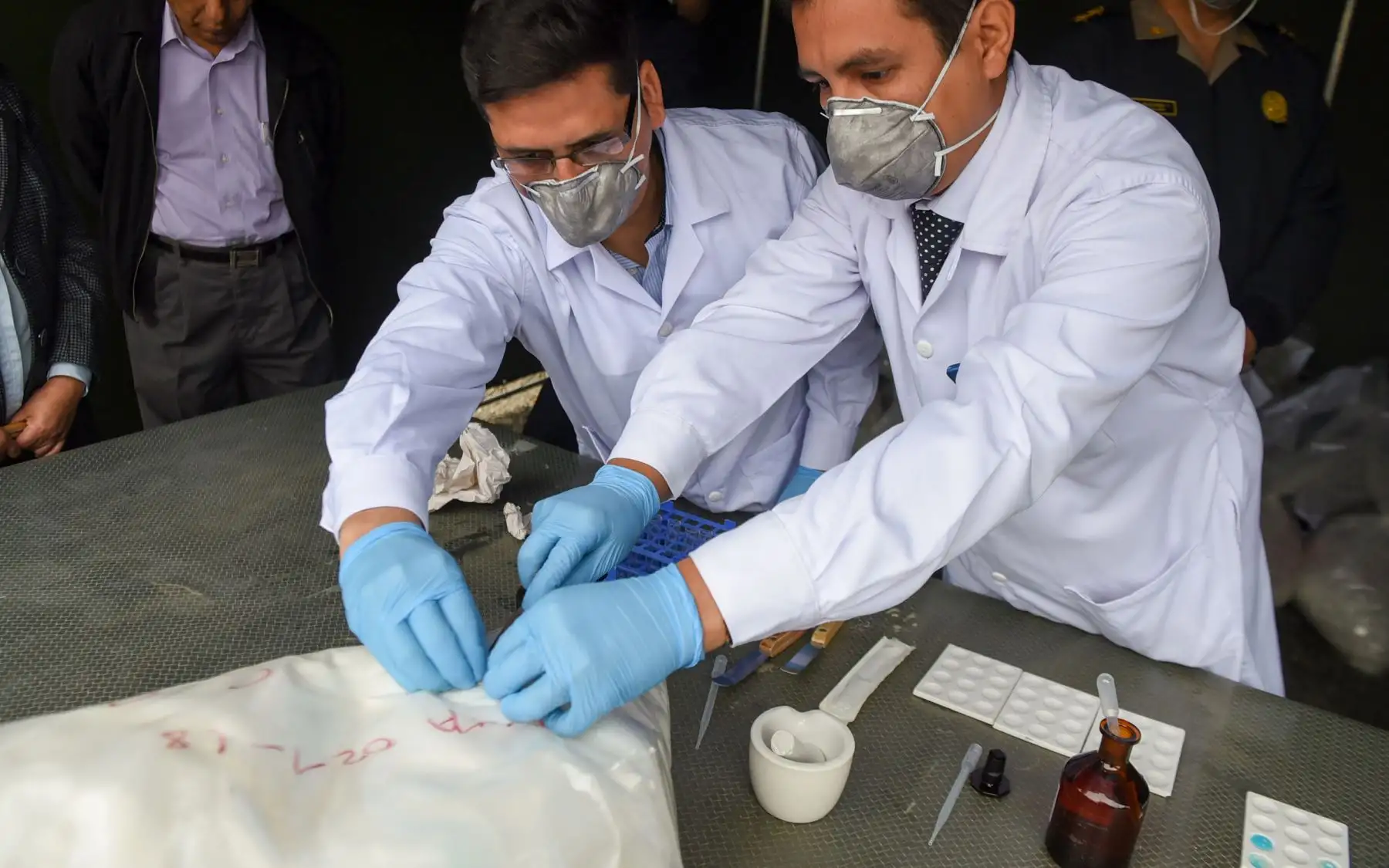 Incineran más de 25 toneladas de droga incautada por la Policía Nacional en operativos a nivel nacional. Participa el viceministro de Orden Interno del Mininter, Carlos León Romero, y representantes de las instituciones de lucha antidrogas. Foto: ANDINA/Mininter