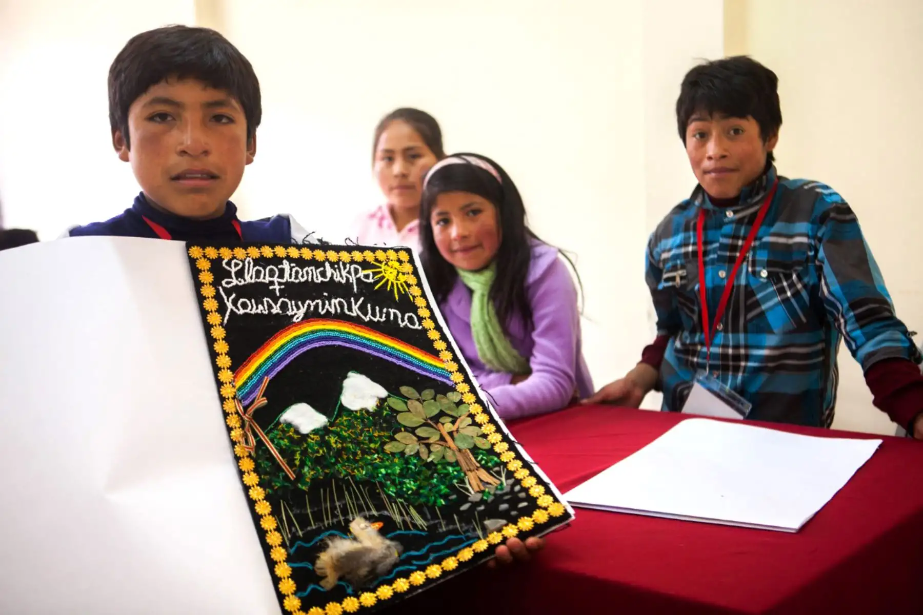 Más de 160 escolares de 21 pueblos originarios y comunidades afroperuanas presentarán en el Tinkuy 2018 alimentos que se cultivan y se emplean en sus localidades, en especial aquellos que contribuyen a un crecimiento saludable, nutritivo y sin anemia. Foto: ANDINA/Minedu