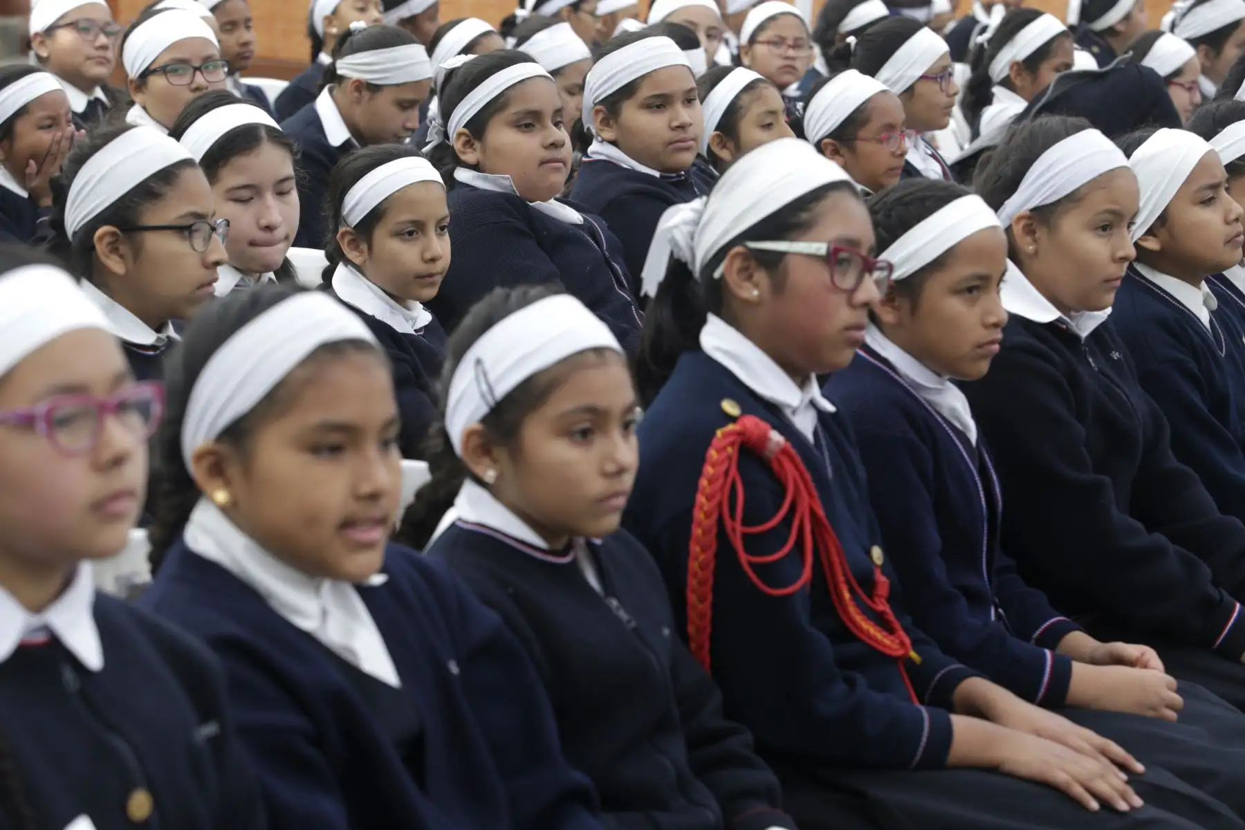 La  SUNAT lanza la Semana de Educación Tributaria y Lucha contra el Contrabando que se realiza como parte del programa de Cultura Tributaria que desarrolla con el apoyo del MINEDU. Foto: ANDINA/Melina Mejía