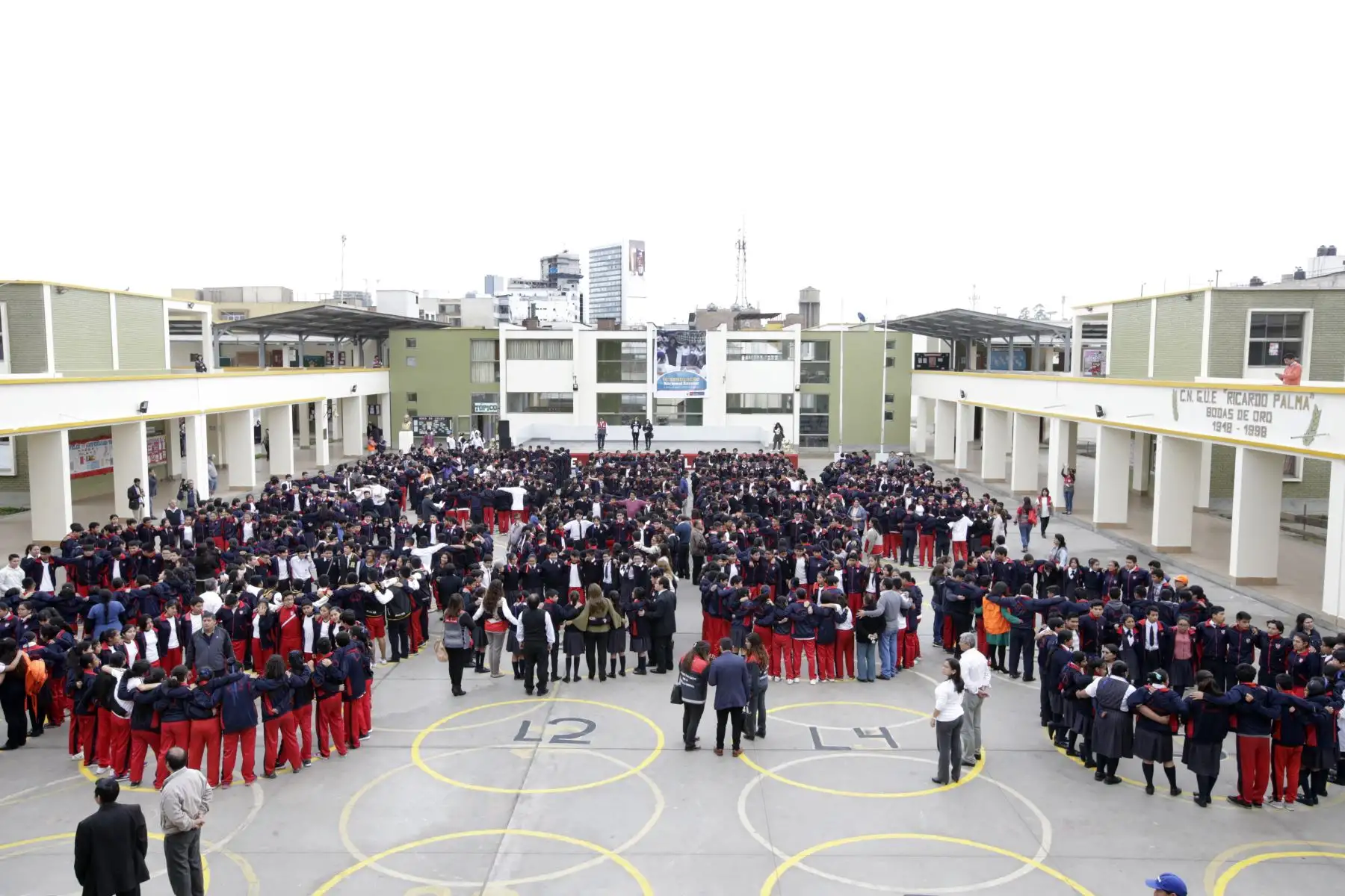 Se realiza el tercer simulacro nacional escolar 2018. Foto: ANDINA/Melina Mejía