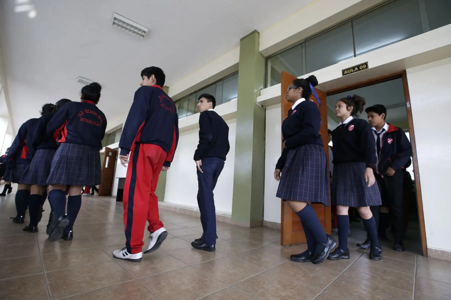 Se realiza el tercer simulacro nacional escolar 2018. Foto: ANDINA/Melina Mejía