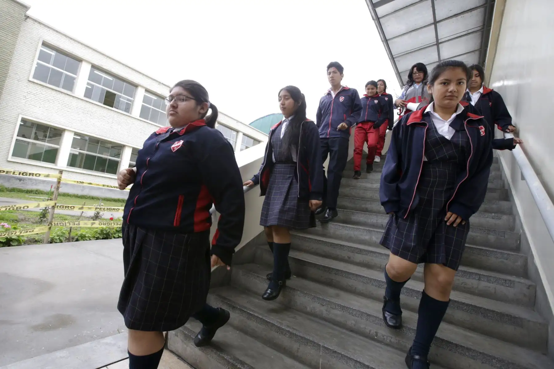 Se realiza el tercer simulacro nacional escolar 2018. Foto: ANDINA/Melina Mejía
