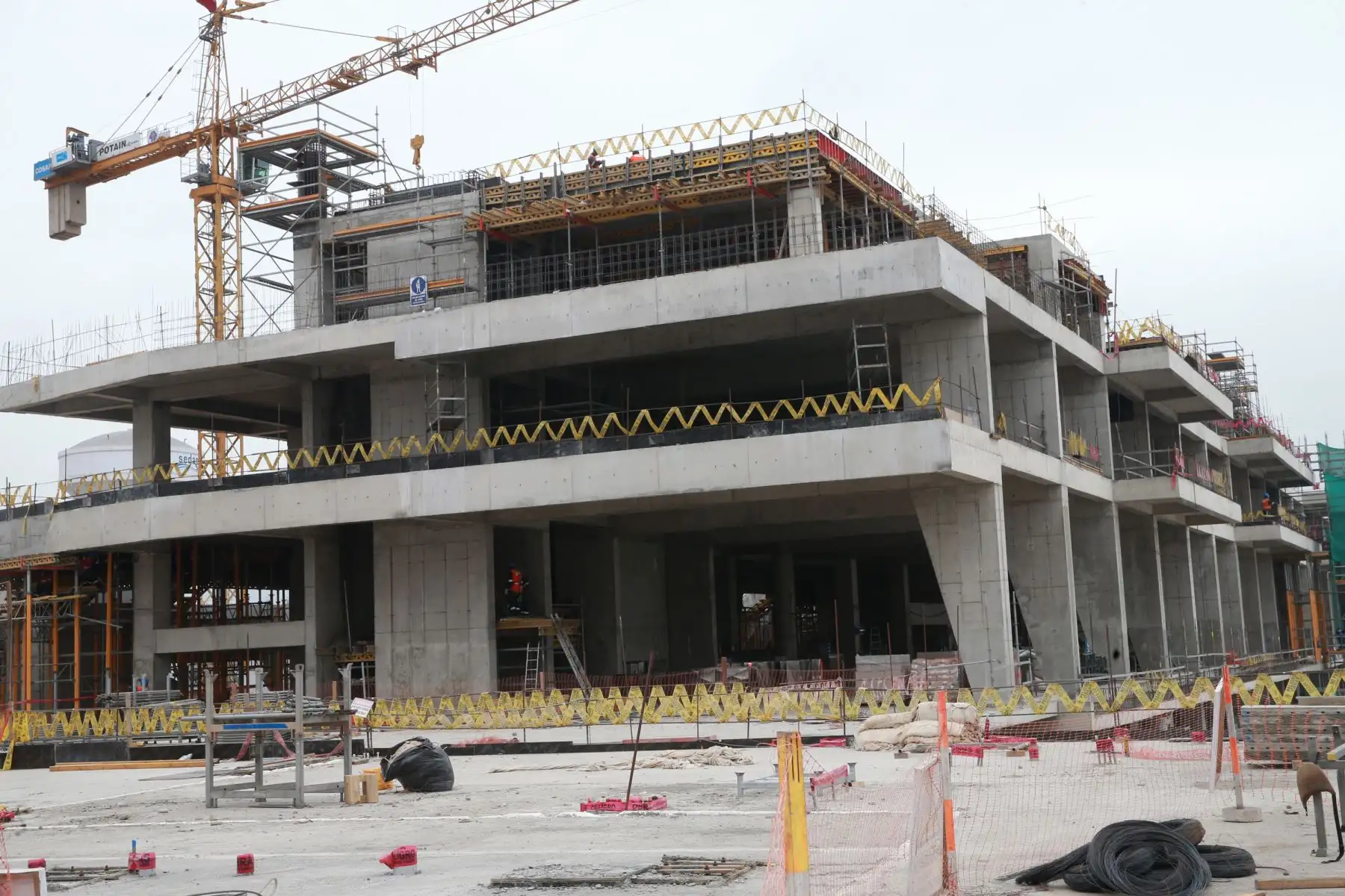 Infraestructura de  las obras en  construcción para los XVIII Juegos Panamericanos 2019. Foto:ANDINA/Norman Córdova