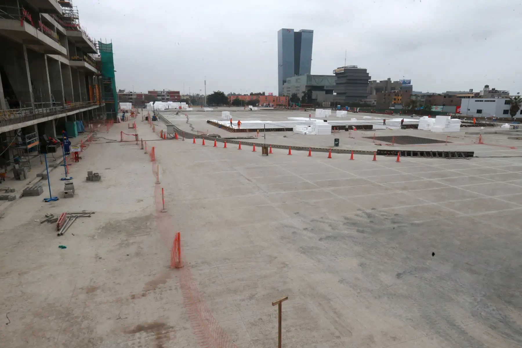 Infraestructura de  las obras en  construcción para los XVIII Juegos Panamericanos 2019. Foto:ANDINA/Norman Córdova