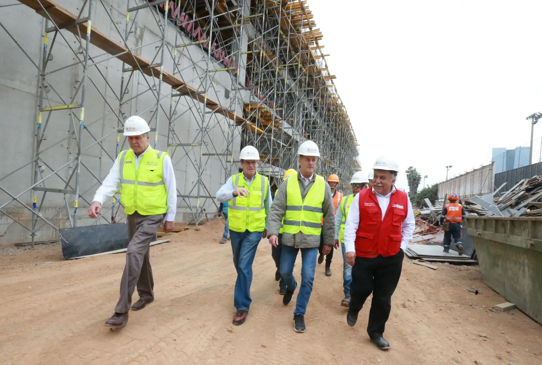 Alcalde electo de Lima Jorge Muñoz, recorrió las obras de construcción para los XVIII Juegos Panamericanos 2019. Foto:ANDINA/Norman Córdova