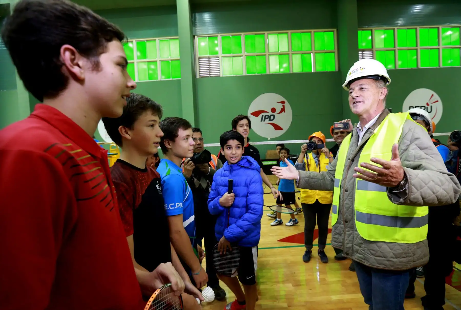 Alcalde electo de Lima Jorge Muñoz, recorrió las obras de construcción para los XVIII Juegos Panamericanos 2019. Foto:ANDINA/Norman Córdova