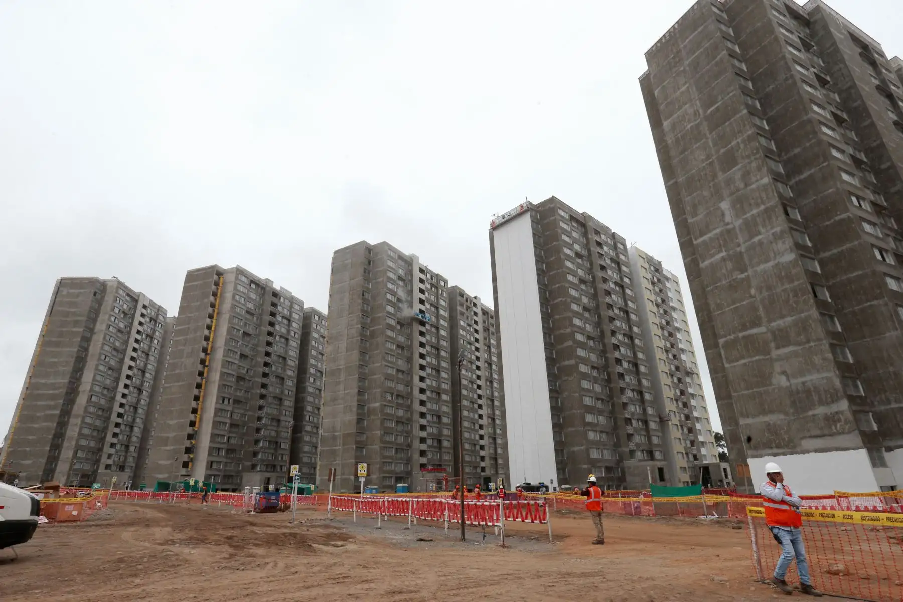 Infraestructura de  las obras en  construcción para los XVIII Juegos Panamericanos 2019. Foto:ANDINA/Norman Córdova