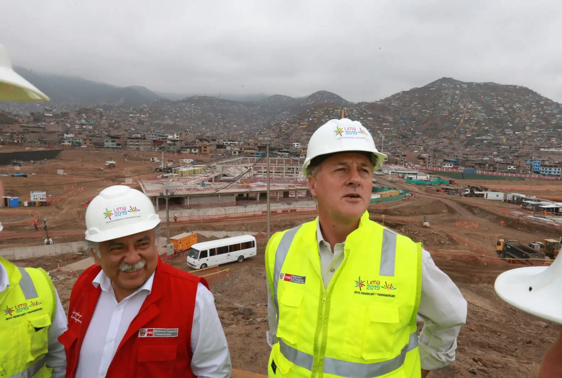 Alcalde electo de Lima Jorge Muñoz, recorrió las obras de construcción para los XVIII Juegos Panamericanos 2018. Foto:ANDINA/Norman Córdova