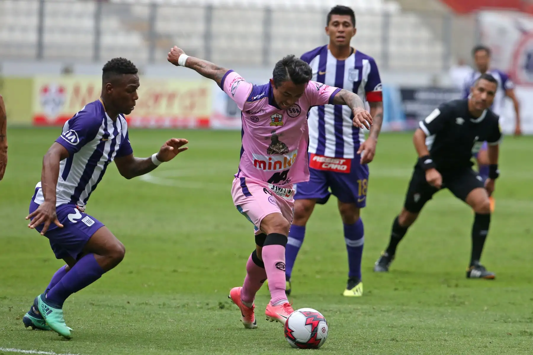 Alianza Lima y Sport Boys igualaron 1 a 1  por la jornada 2 del Torneo de Clausura.  En Estadio Nacional. Foto: ANDINA/Vidal Tarqui
