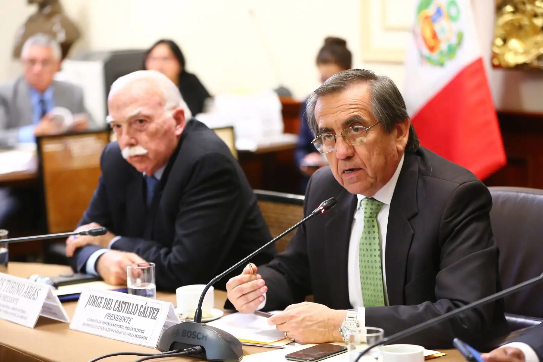 Jorge del Castillo, presidente de la Comisión de Defensa del Congreso.