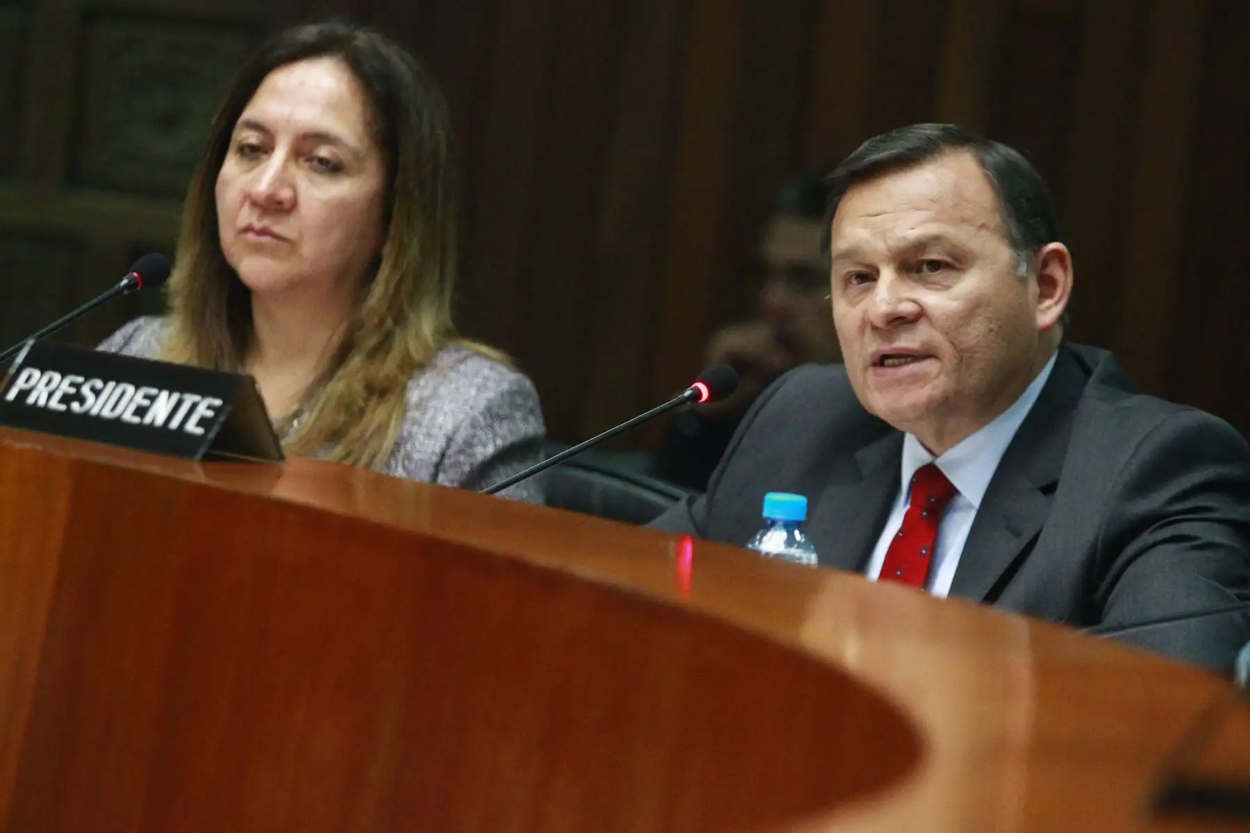 Canciller del Perú, Néstor Popolizo y ministros de Comercio Exterior de la Comunidad Andina se reúnen  en Lima.FotoDINA/Eddy Ramos