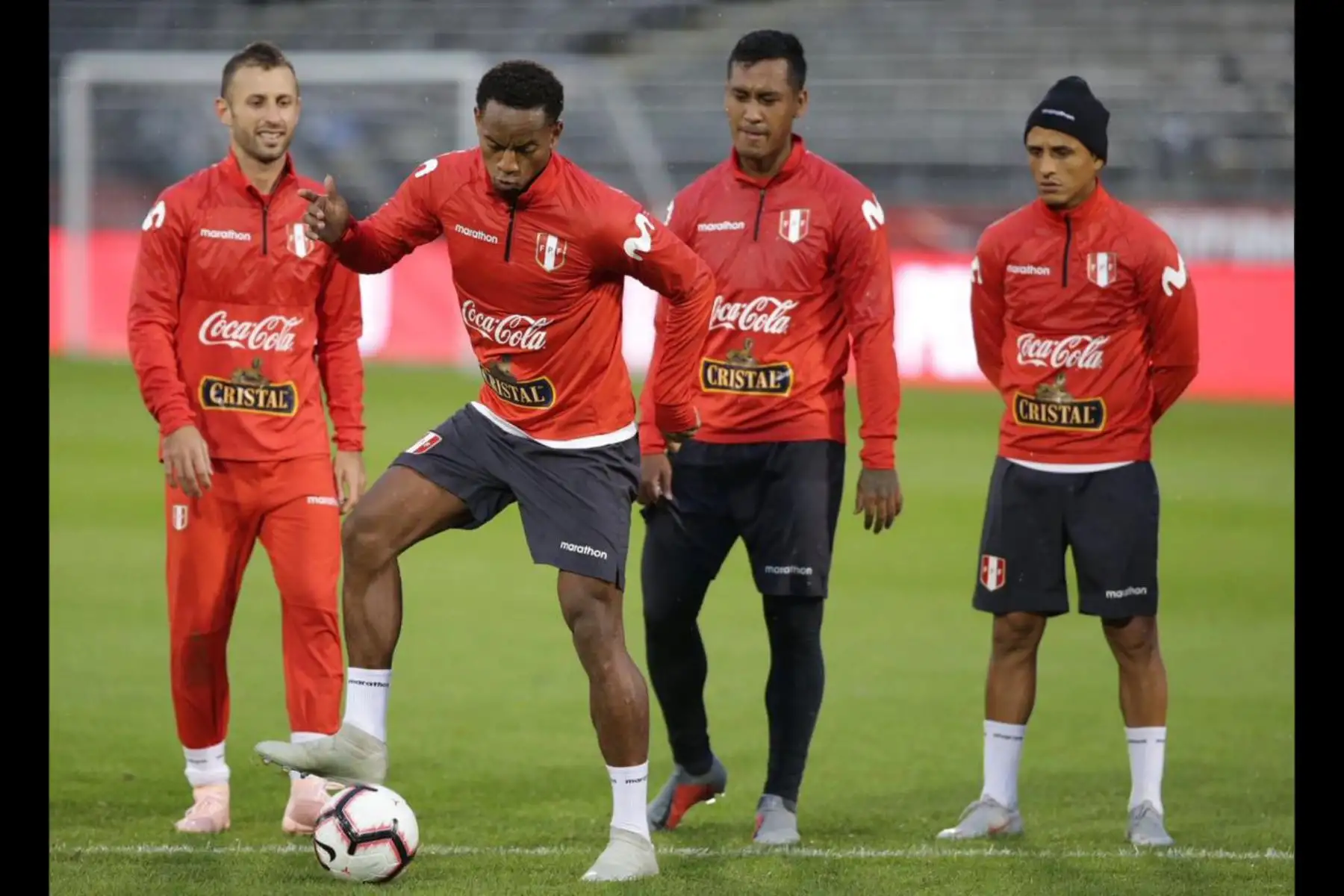 La selección peruana afrontará un nuevo amistoso hoy martes frente a Estados Unidos en Connecticu. Foto: ANDINA/AFP
