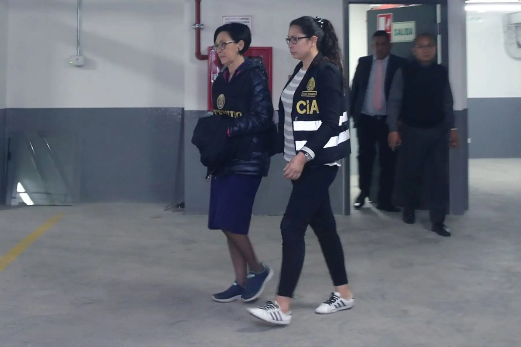 Detenida Ana Herz de Vega asesora de Keiko Fujimori. Foto: ANDINA/Poder Judicial