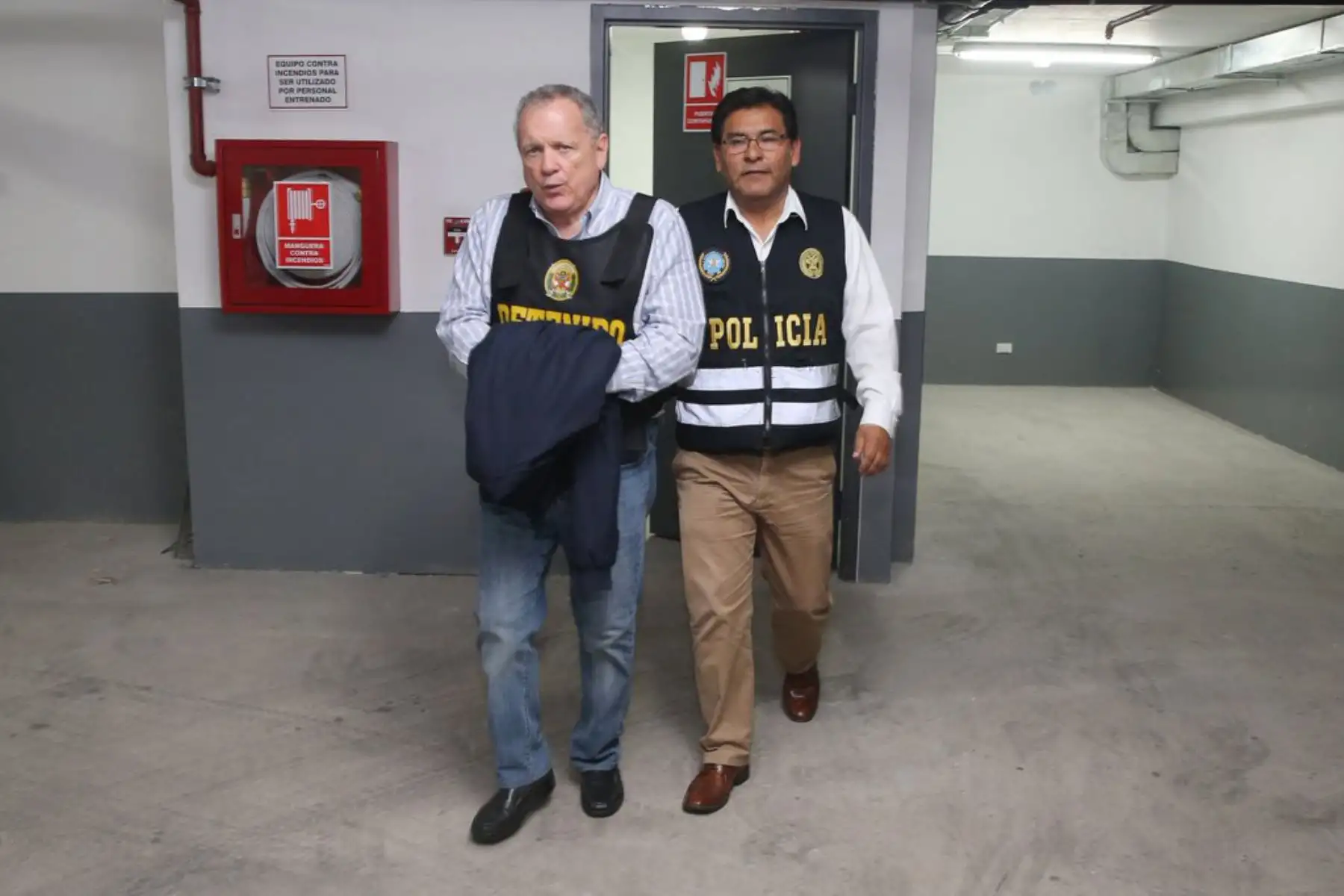 Detenido Vicente Silva asesor de Keiko Fujimori. Foto: ANDINA/Poder Judicial