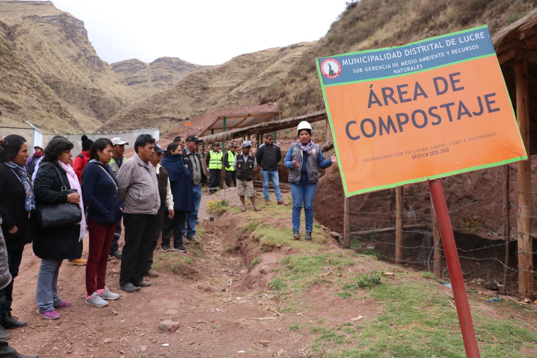 Más de 5,000 pobladores del distrito de Lucre, en la región Cusco, participarán activamente en el manejo de los residuos sólidos.
