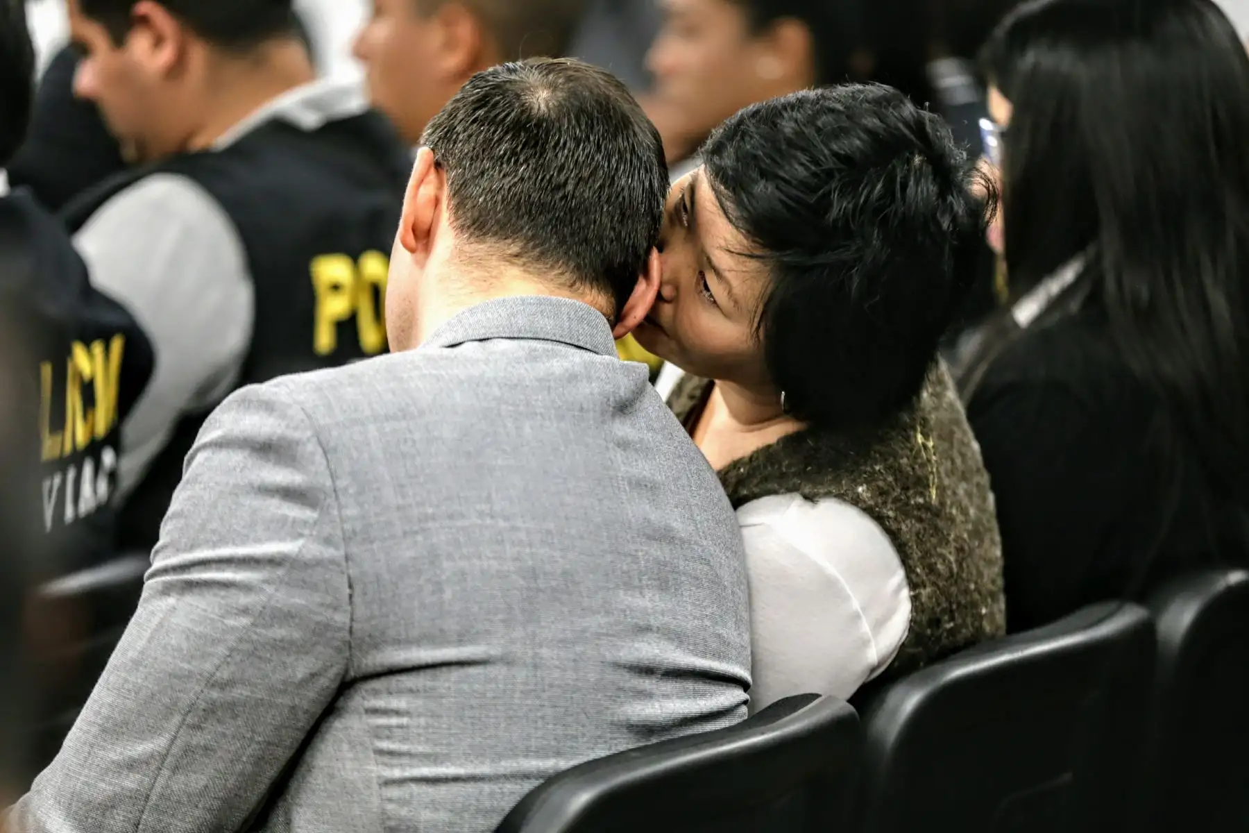Audiencia en la Sala Penal Nacional en el que se discute la situación legal de Keiko Fujimori. Foto: ANDINA/Luis Iparraguirre