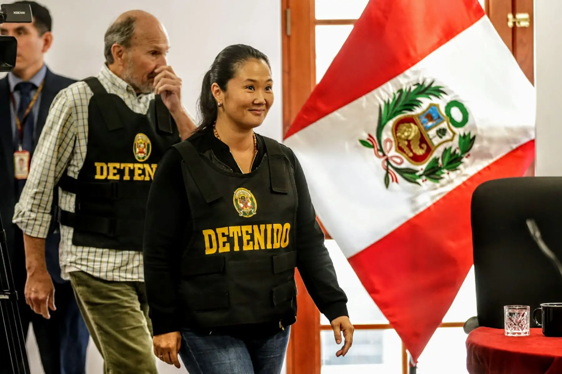 Audiencia en la Sala Penal Nacional en el que se discute la situación legal de Keiko Fujimori. Foto: ANDINA/Luis Iparraguirre