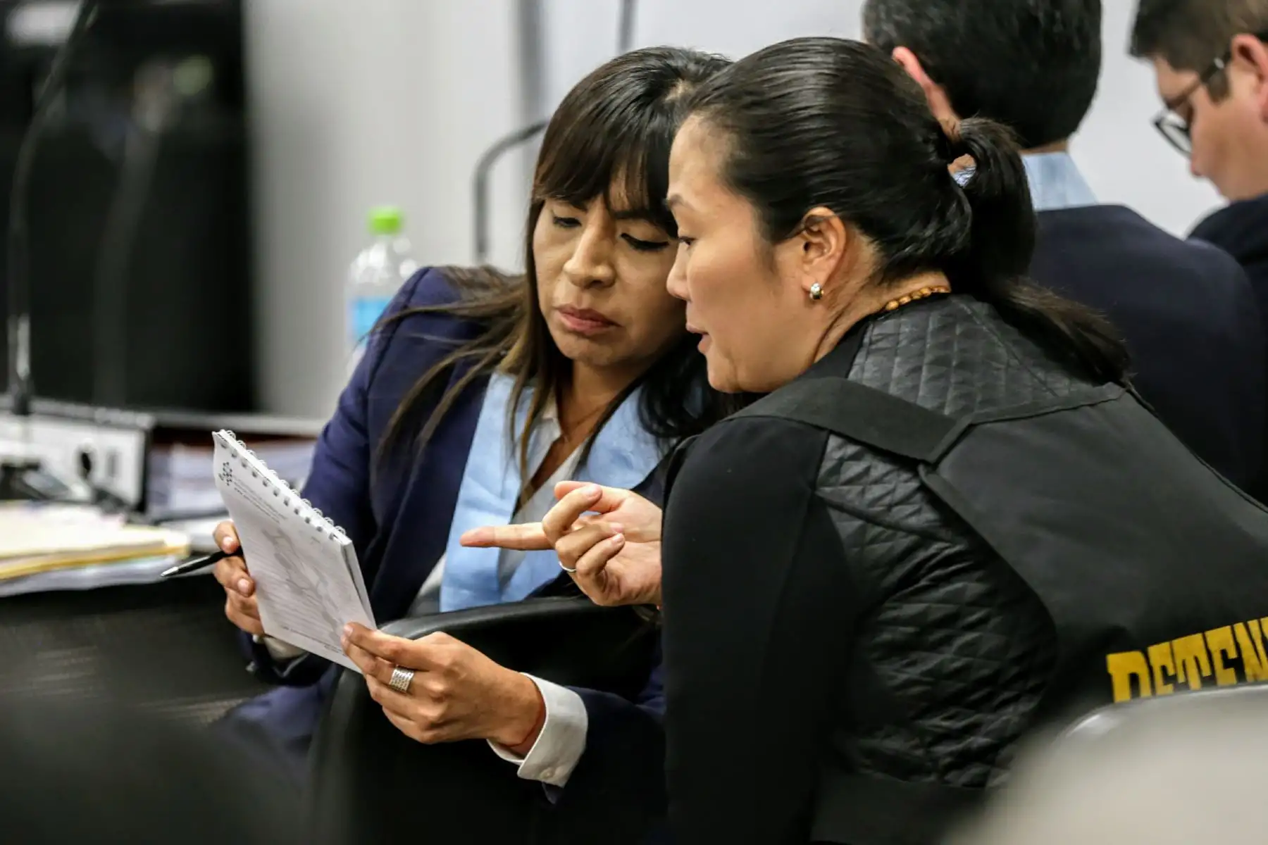 Audiencia en la Sala Penal Nacional en el que se discute la situación legal de Keiko Fujimori. Foto: ANDINA/Luis Iparraguirre