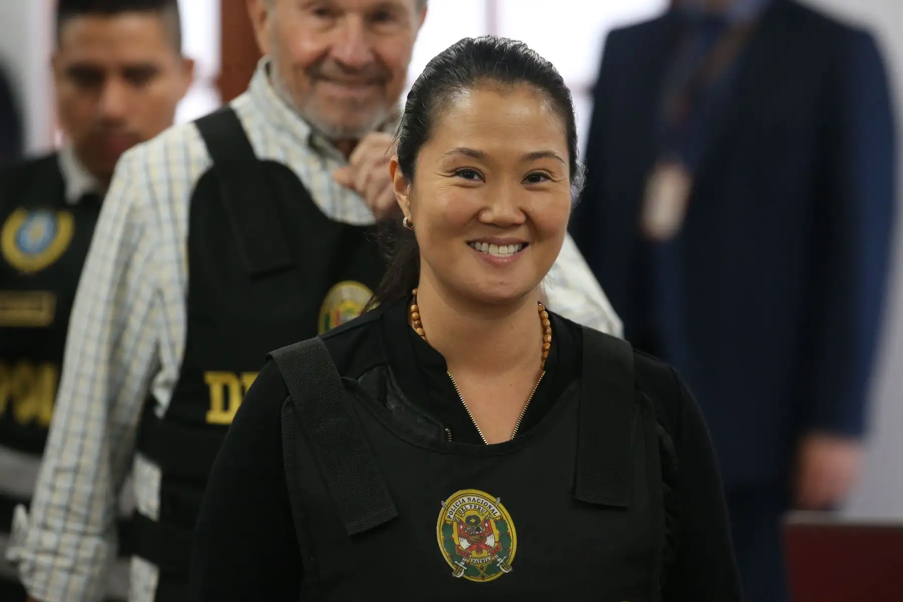 Audiencia enla Sala Penal Nacional del esposo y la hermana de Keiko Fujimori. Foto: ANDINA/Vidal Tarqui