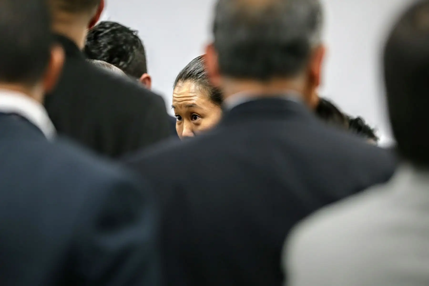 Audiencia en la Sala Penal Nacional en el que se discute la situación legal de Keiko Fujimori. Foto: ANDINA/Luis Iparraguirre